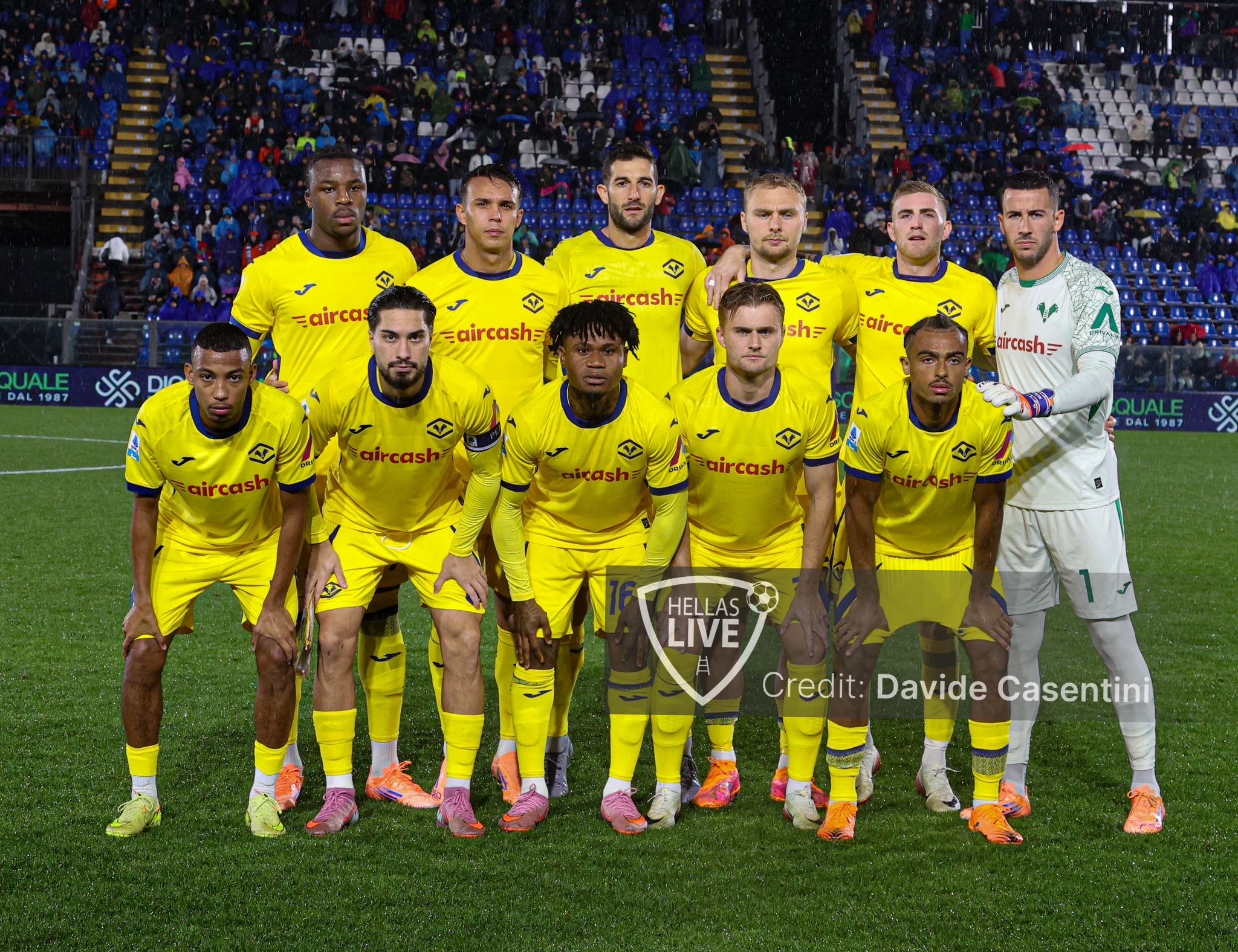 Fine primo tempo, Como-Hellas Verona 1-1