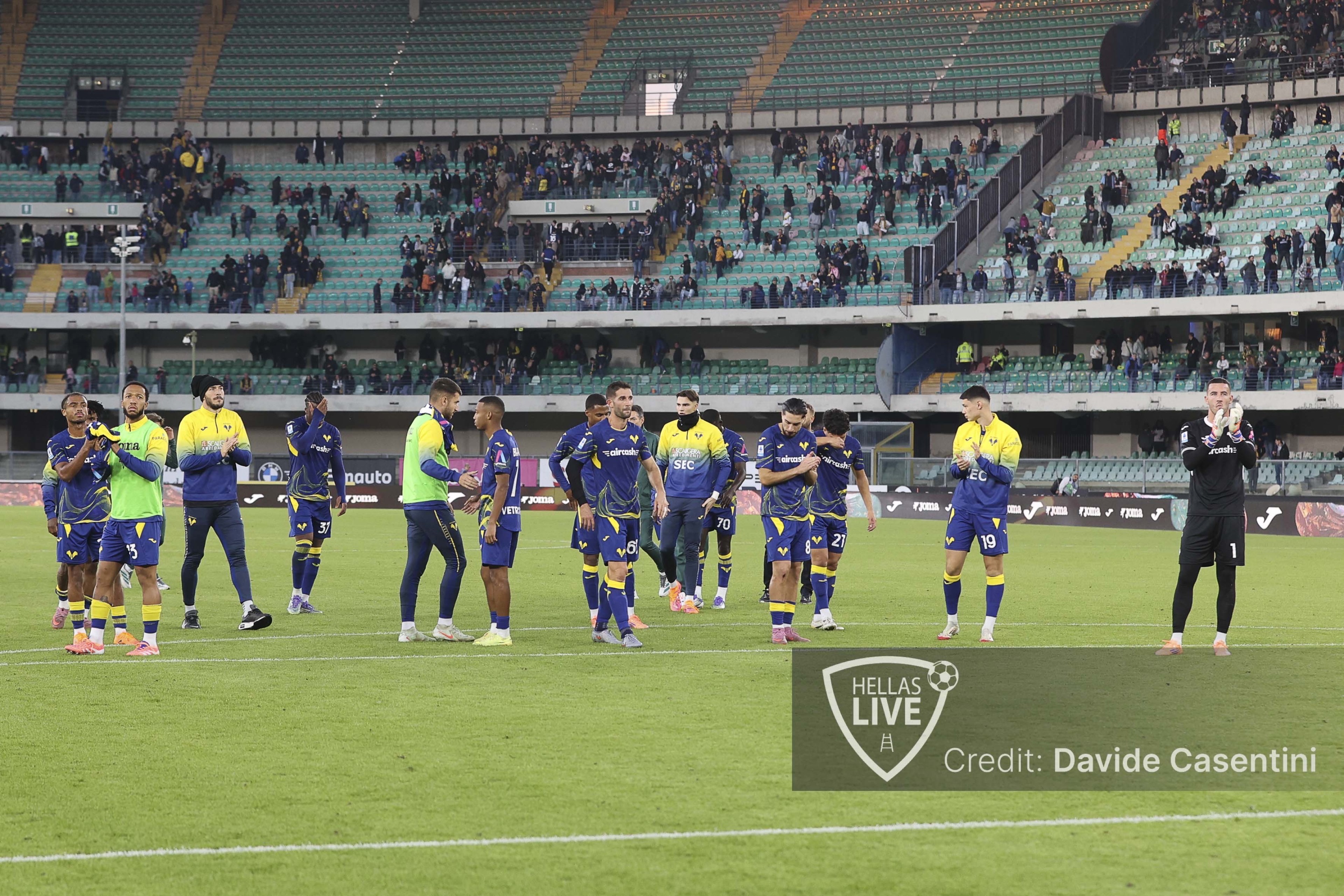Hellas Verona, allenamento questo pomeriggio