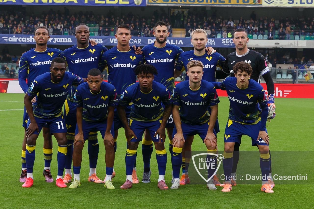 Fine primo tempo, Hellas Verona-Inter 1-1