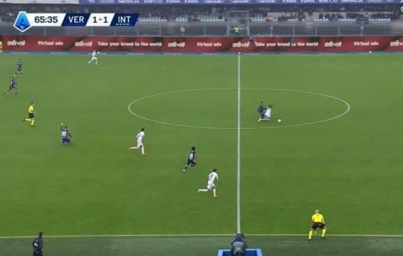 Hellas Verona-Inter, perché Bisseck non è stato espulso. I criteri del DOGSO