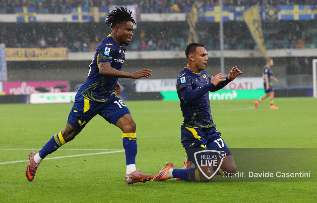 Giovane: “Ringrazio Dio per il mio primo gol con questa maglia. Continuiamo a lavorare. Tutti insieme! Dai Verona”