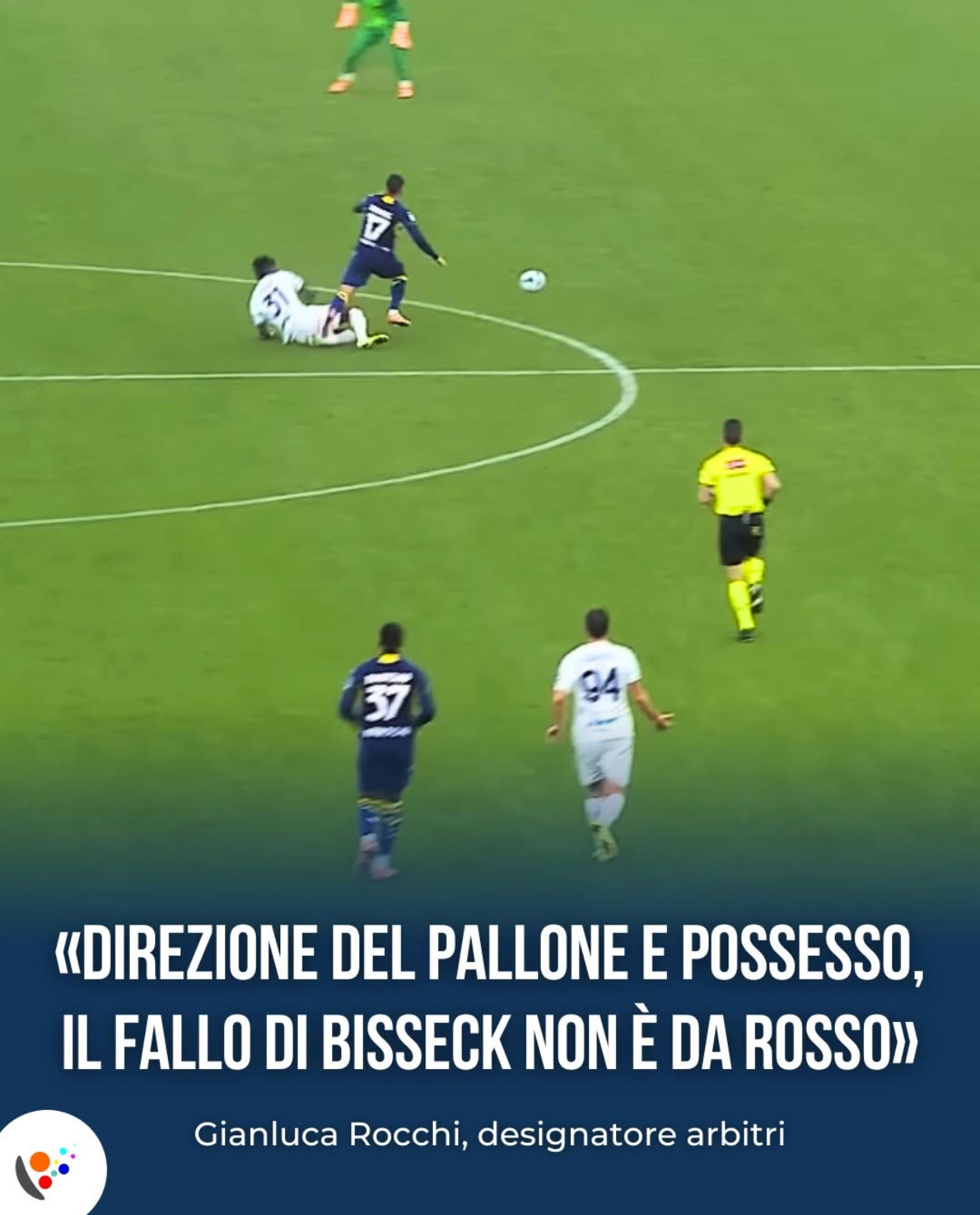 Open Var, Rocchi sul contatto Bisseck-Giovane: “Il fallo non è da rosso”
