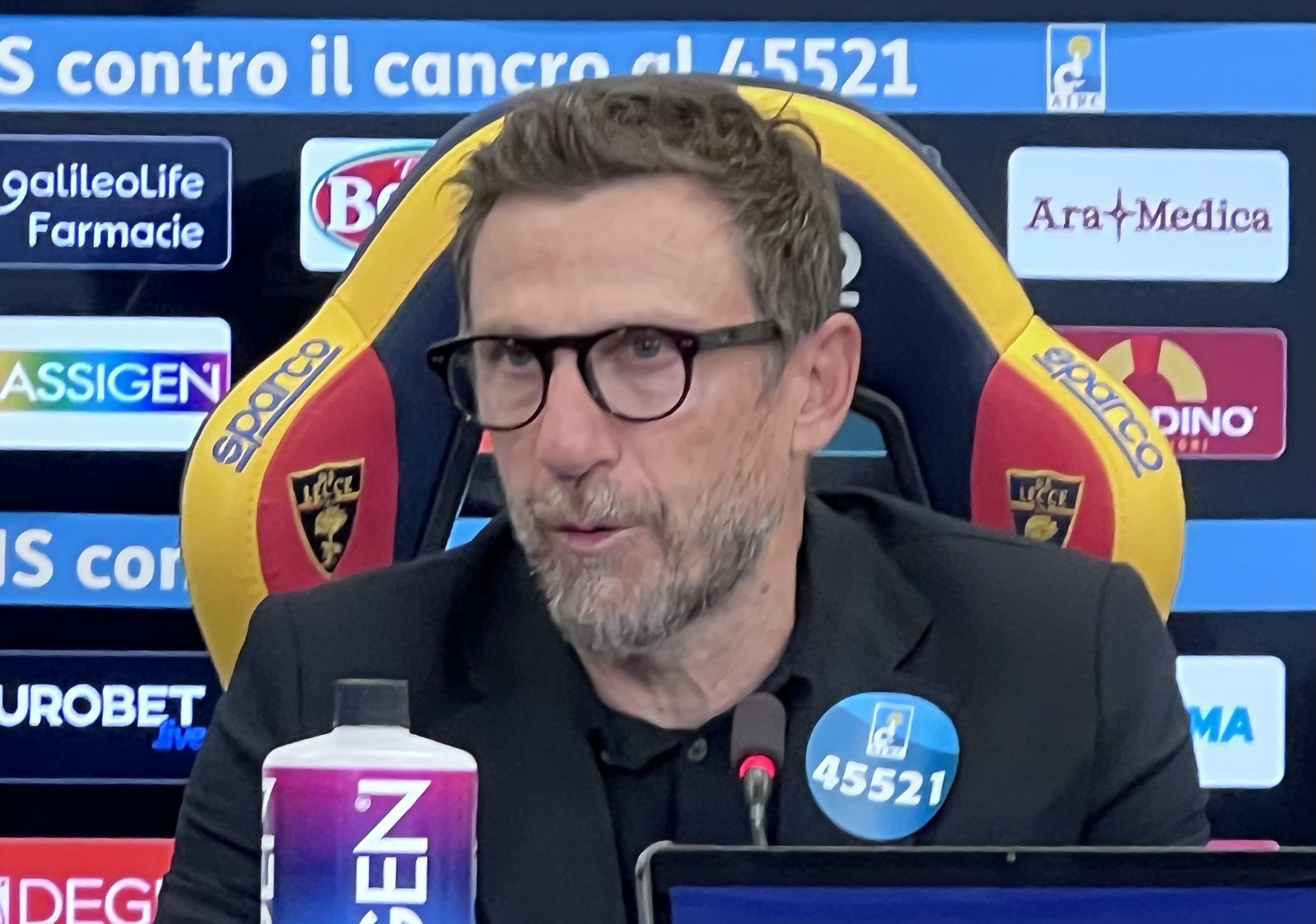 Di Francesco: “Abbiamo messo alle corde il Verona. Ho dei dubbi sull’episodio del rigore. Avremmo meritato la vittoria”