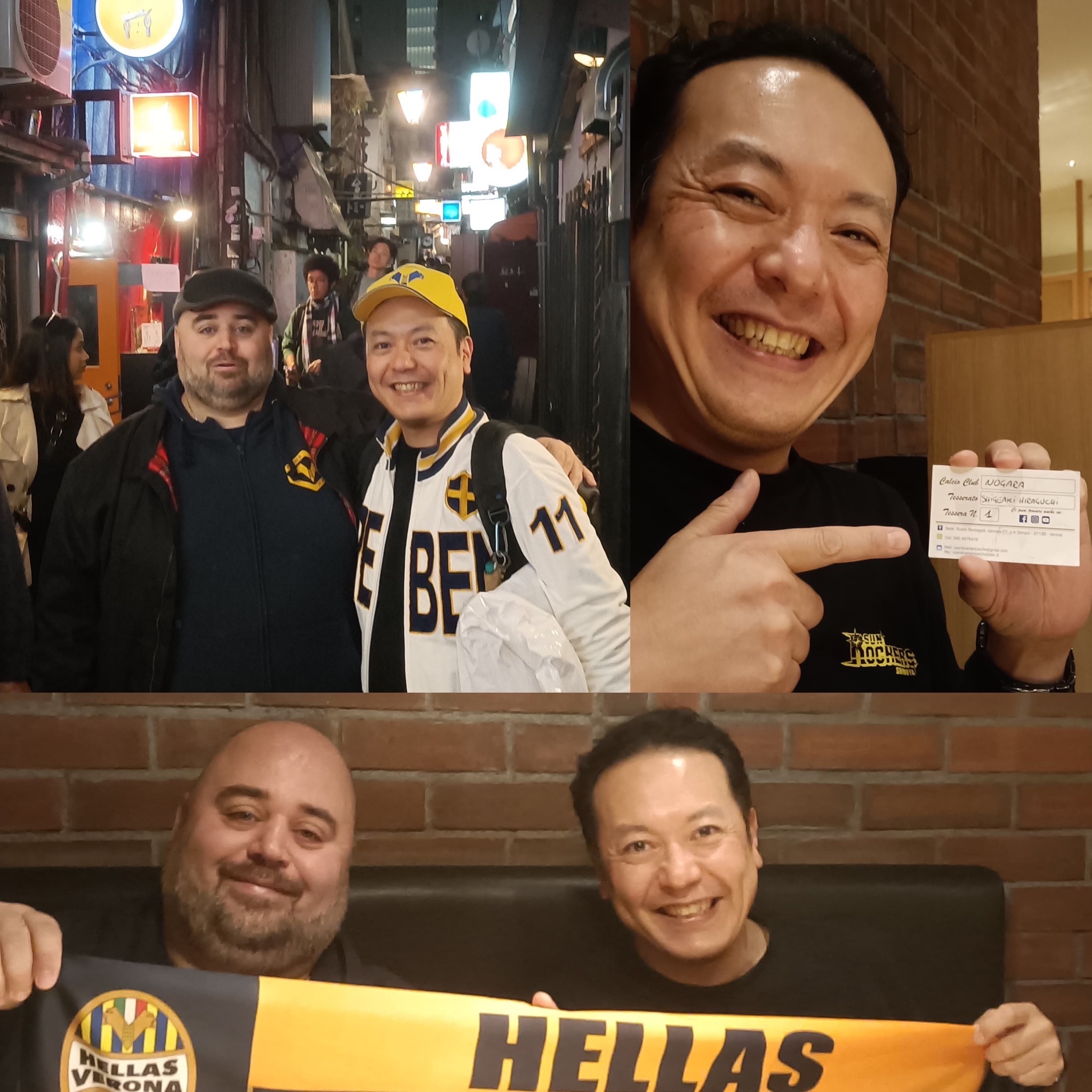 Da Tokyo, forza Hellas Verona!