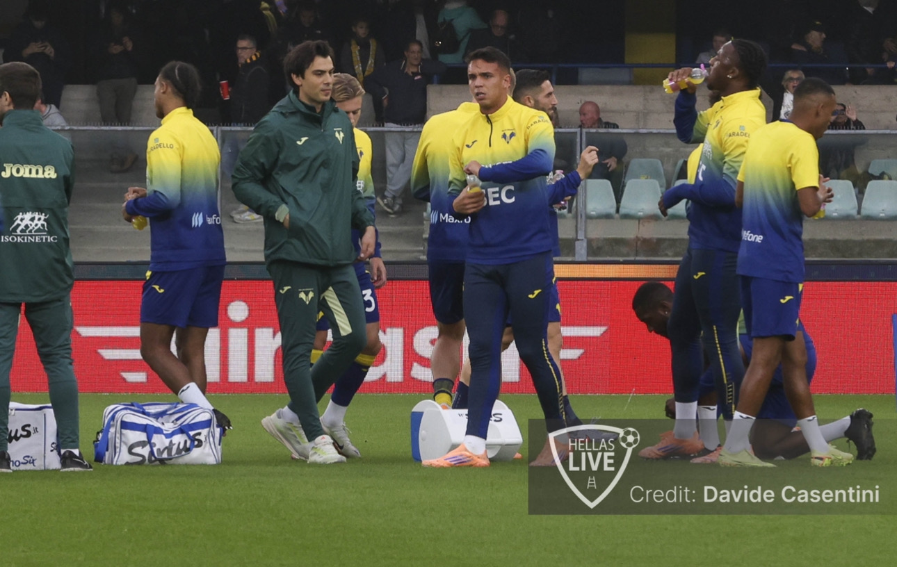 Hellas Verona, allenamento questa mattina