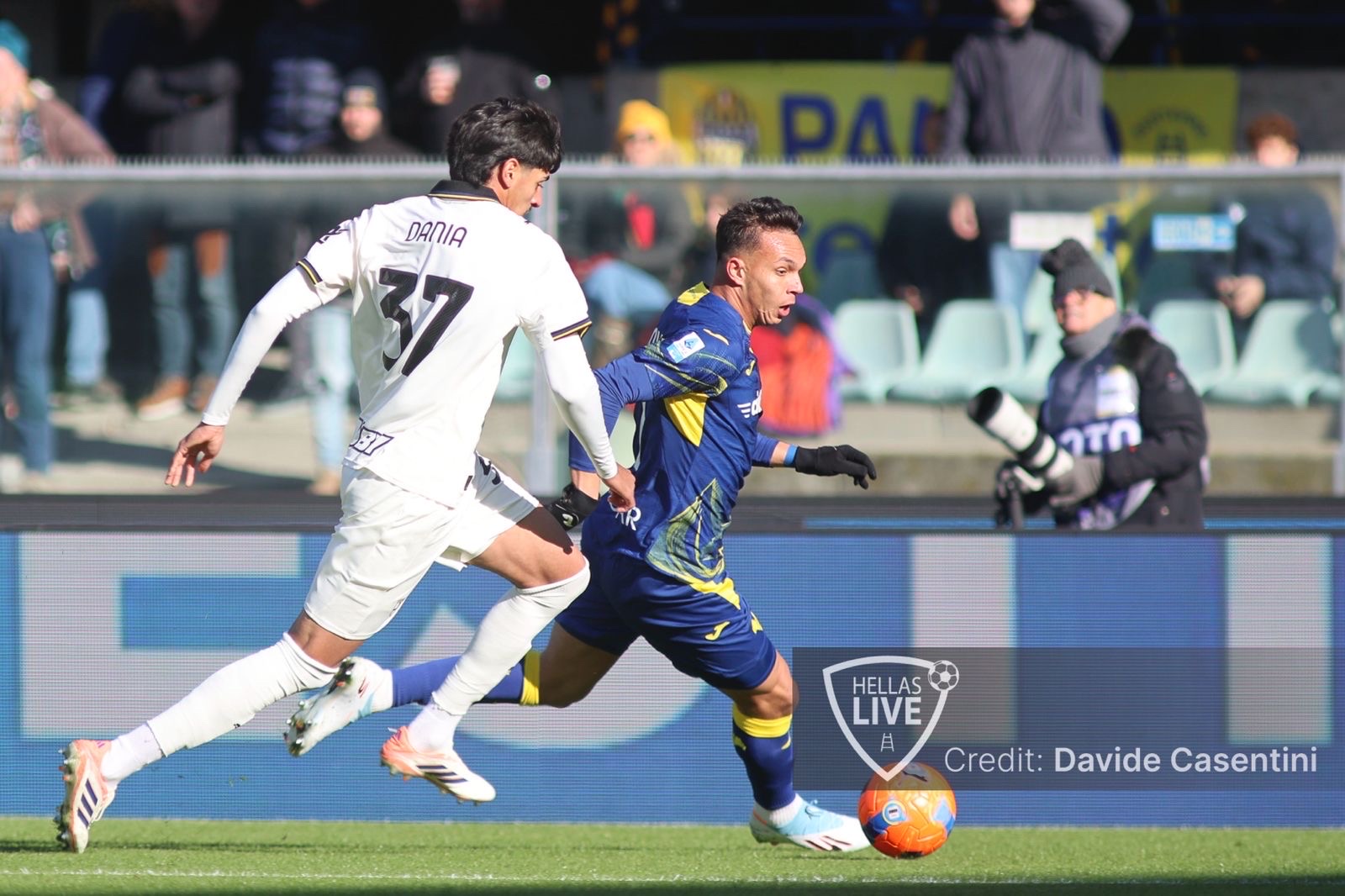 Hellas Verona-Parma 1-1, al 60’ rete di Giovane