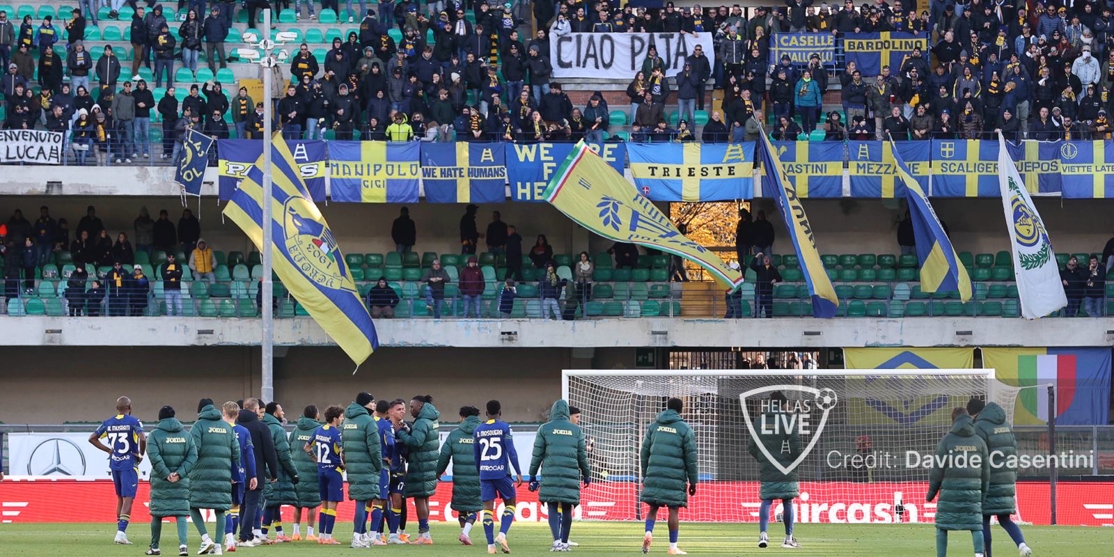 Hellas Verona, allenamento questa mattina