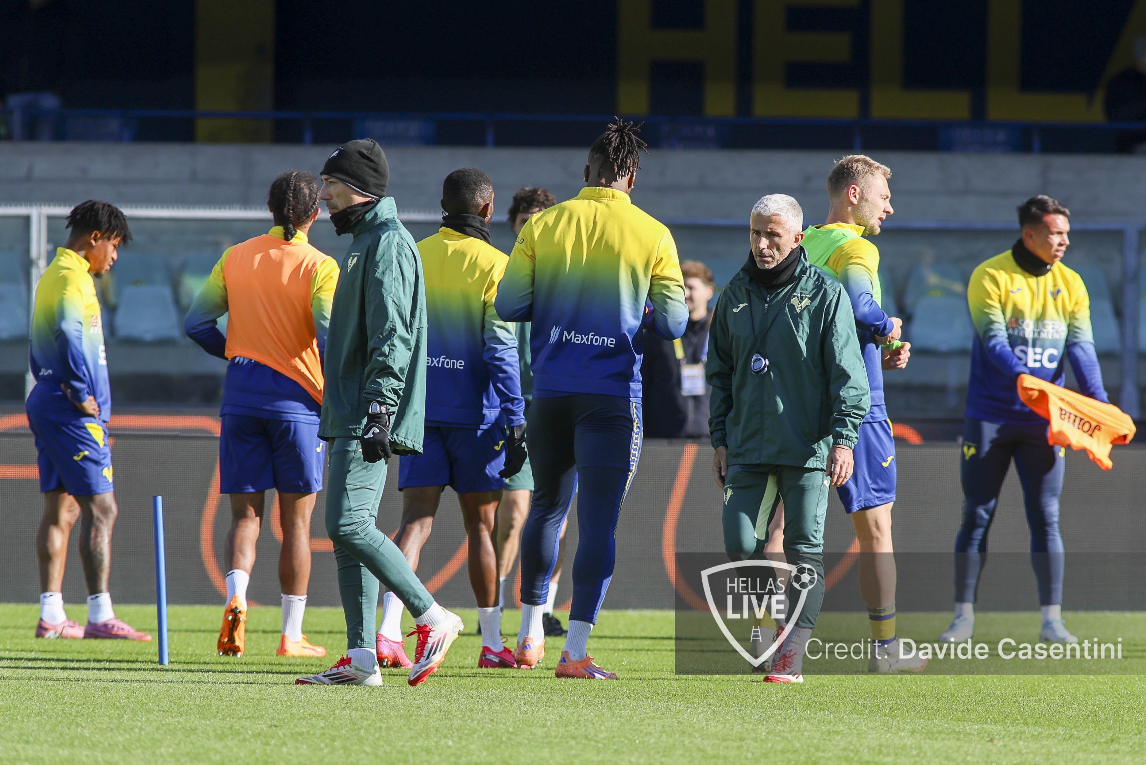 Hellas Verona, allenamento per i gialloblù