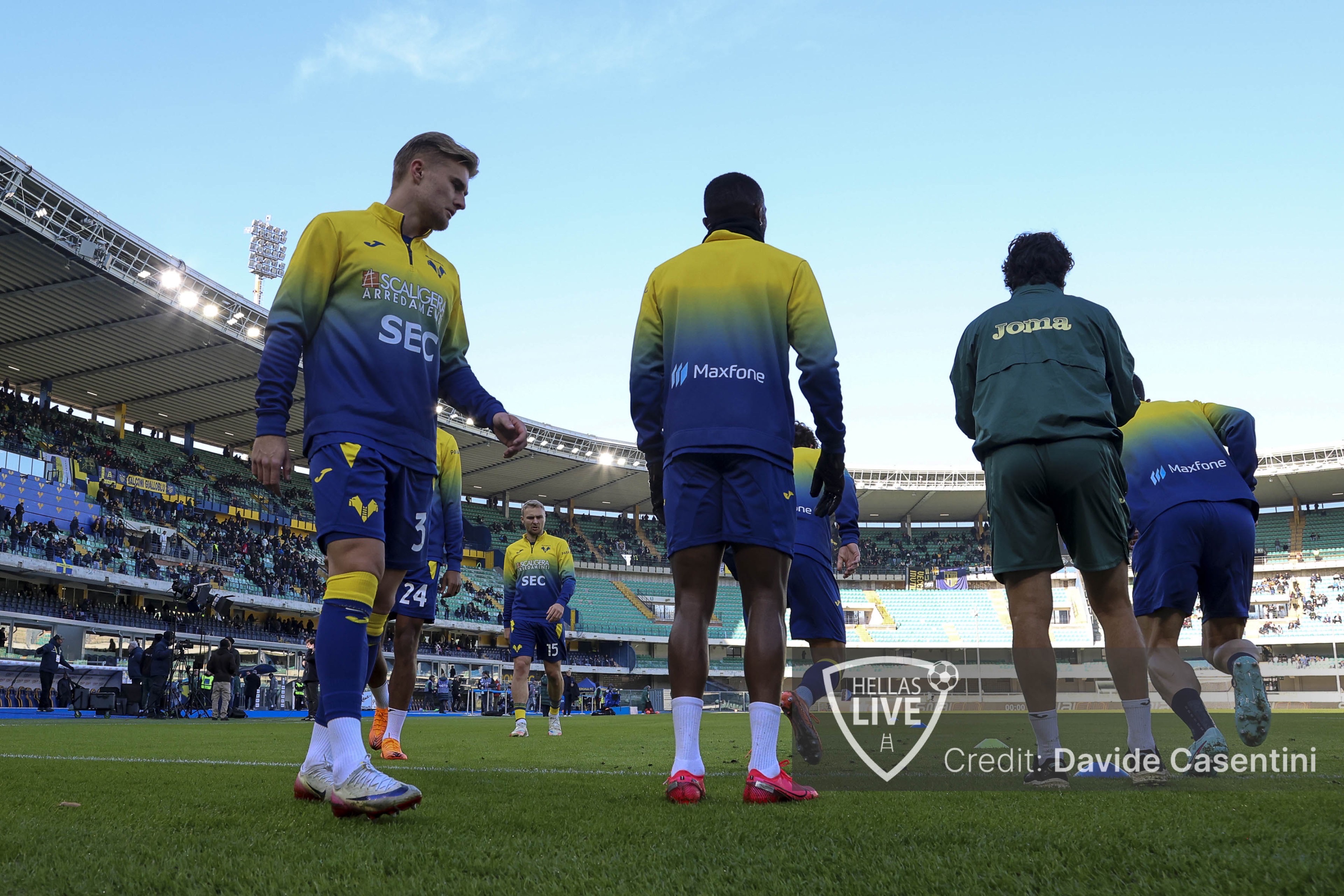 Hellas Verona, allenamento per i gialloblù