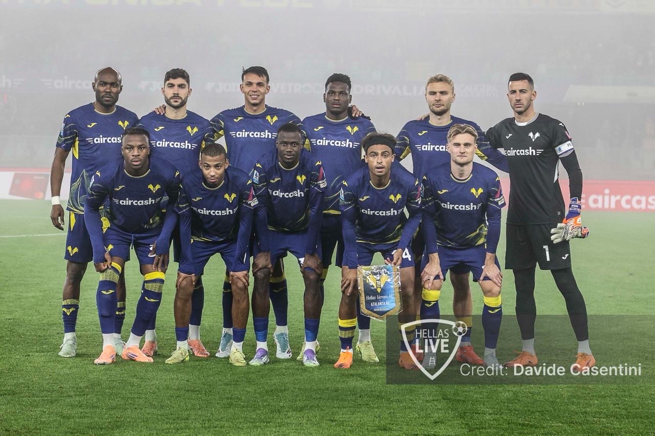 Fine primo tempo, Hellas Verona-Atalanta 2-0