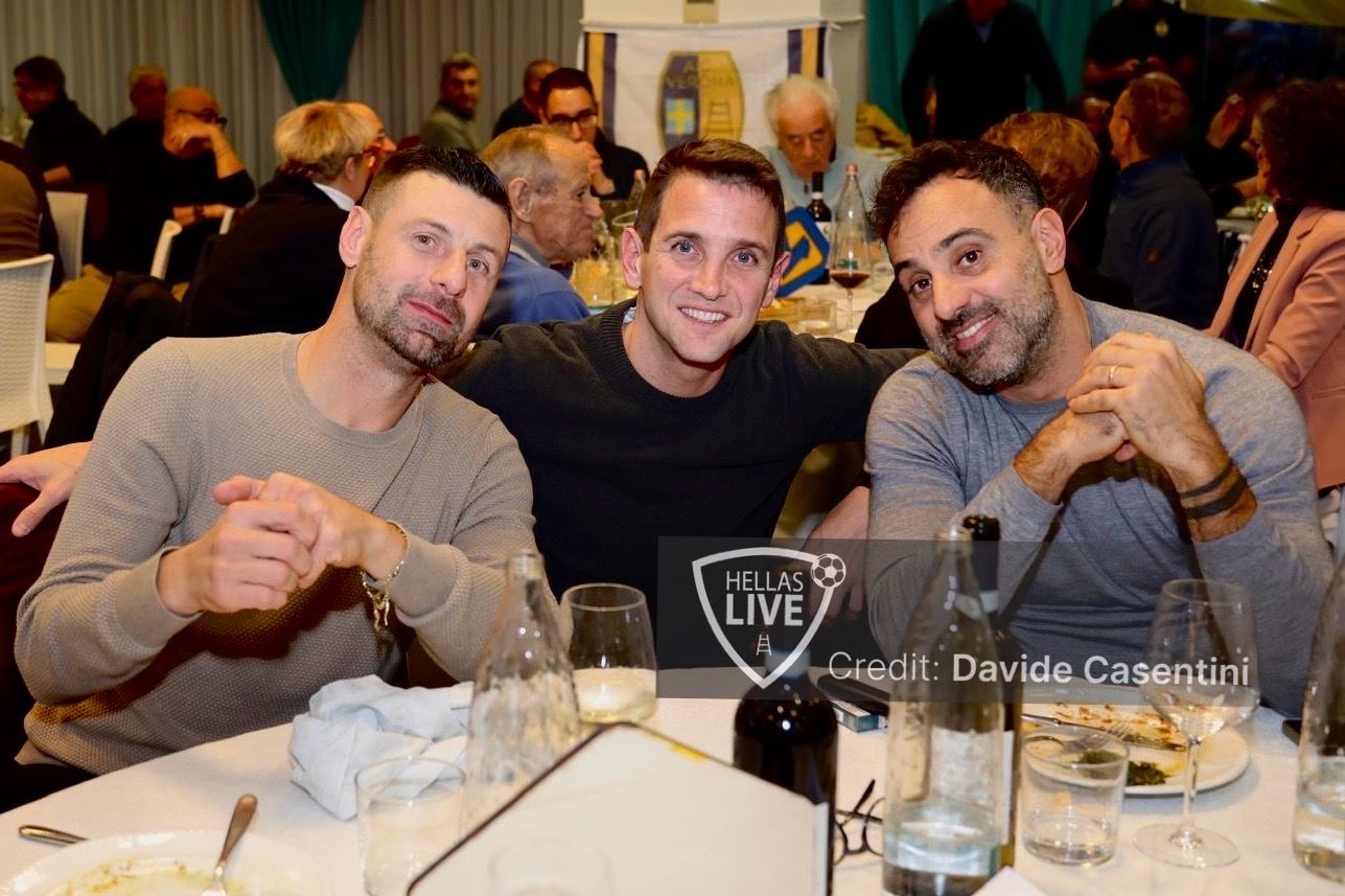 Hellas Verona: Gomez, Maietta e Scapini ospiti alla cena dei Calcio Club