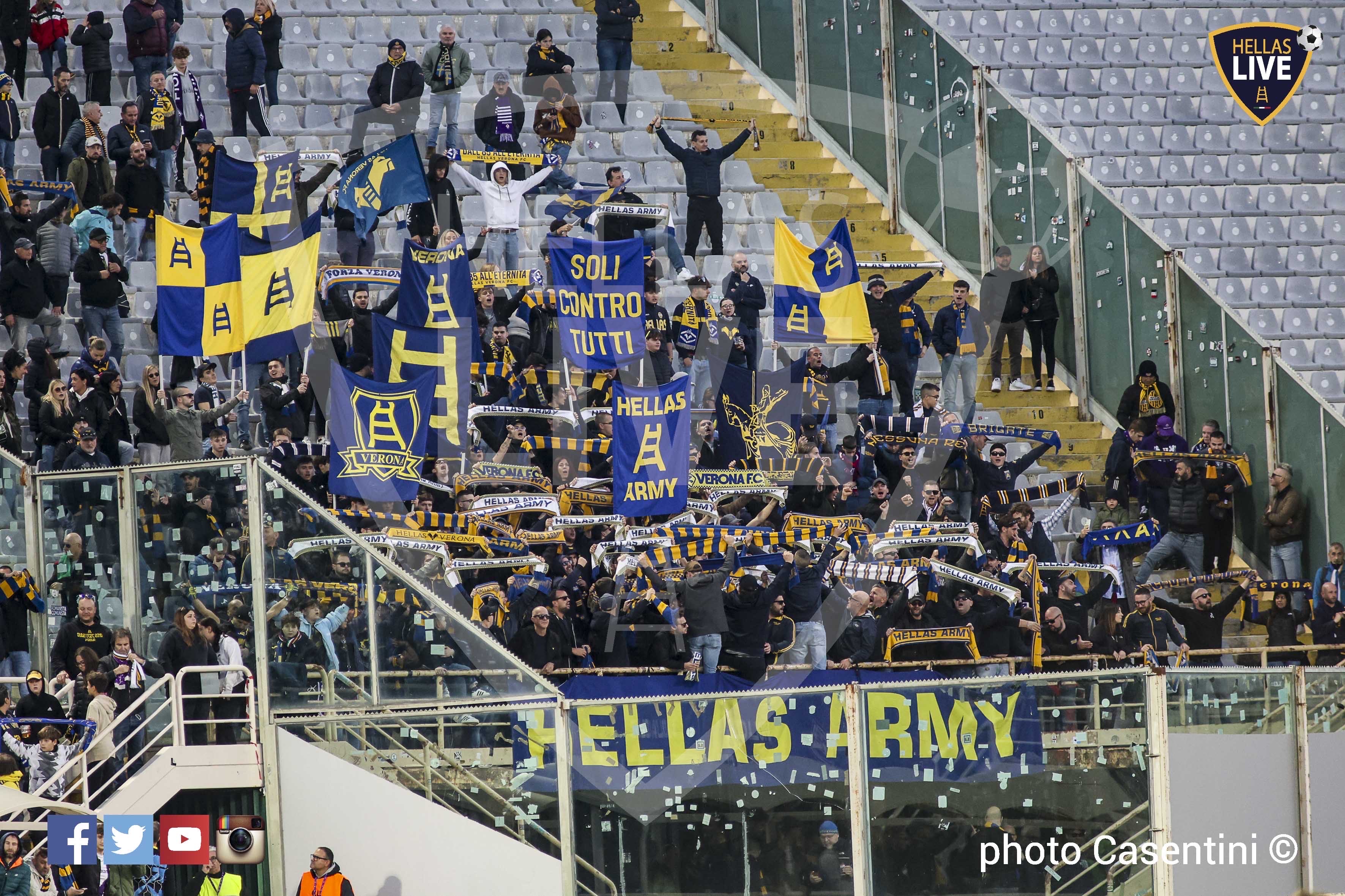 Info biglietti Settore Ospiti Fiorentina-Hellas Verona