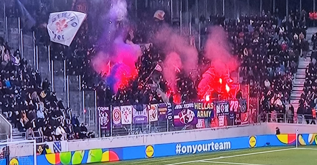 Losanna-Fiorentina, Hellas Army presente