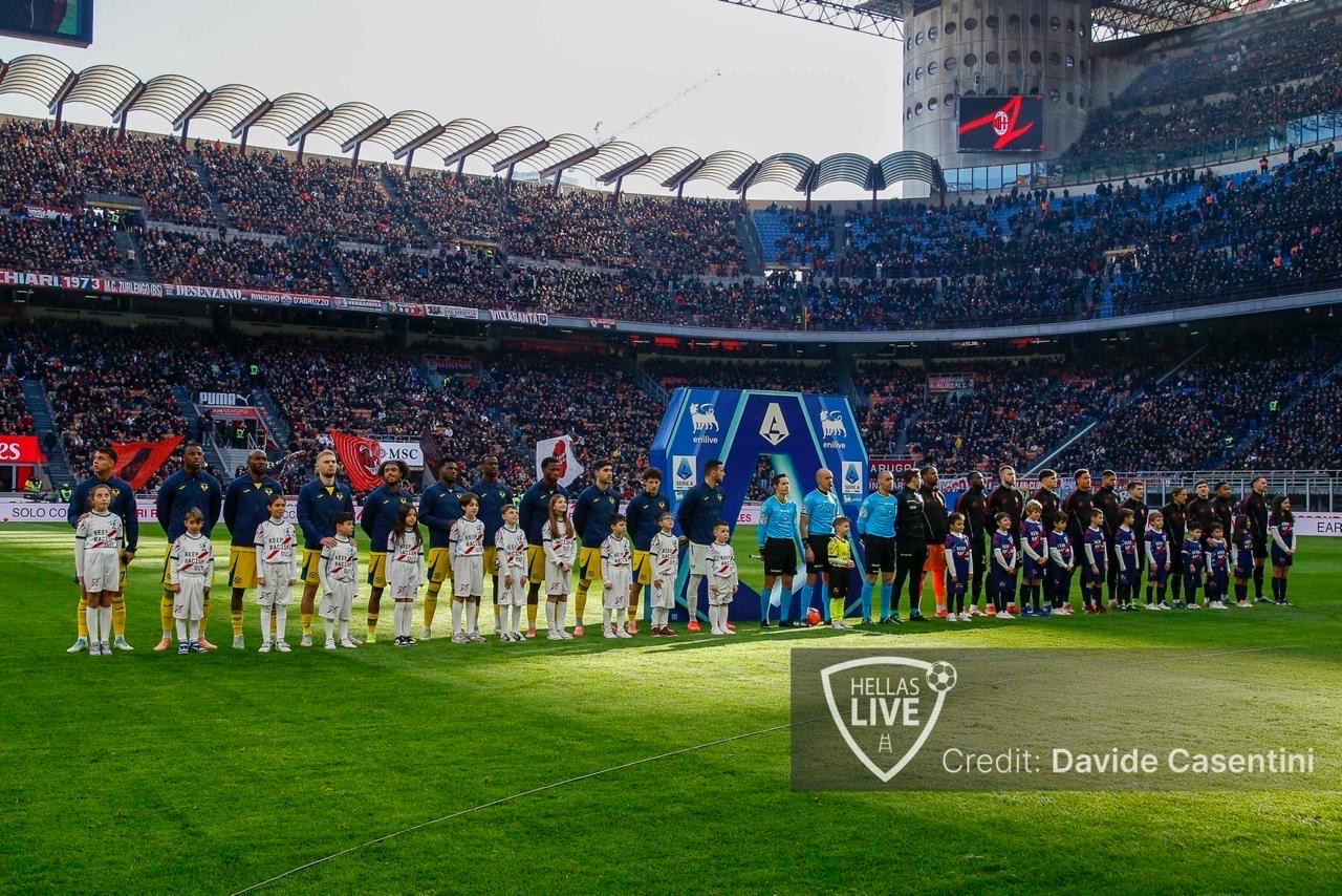 Milan-Hellas Verona 1-0, al 46’ rete di Pulisic