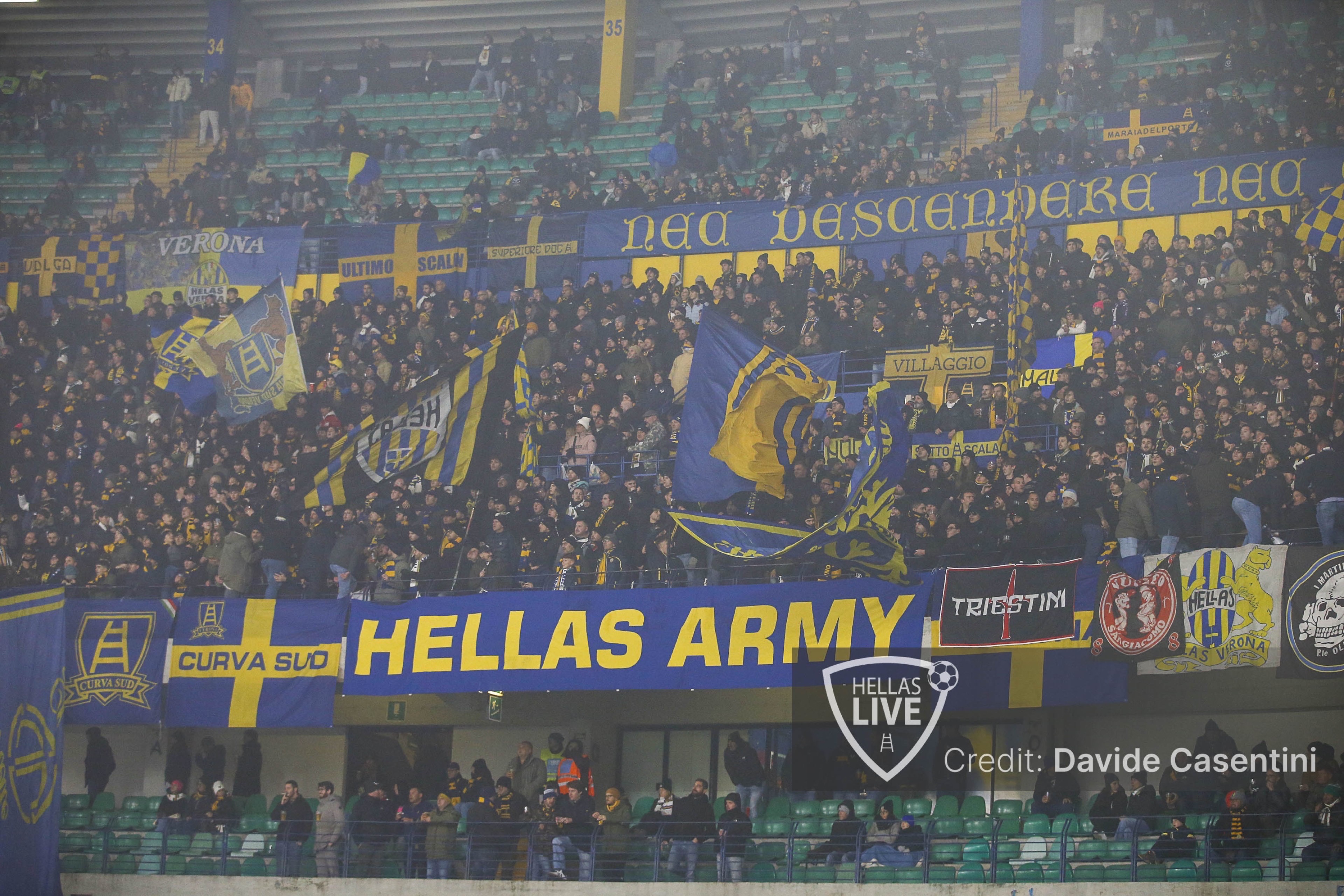 Hellas Verona-Torino verso quota 22.000