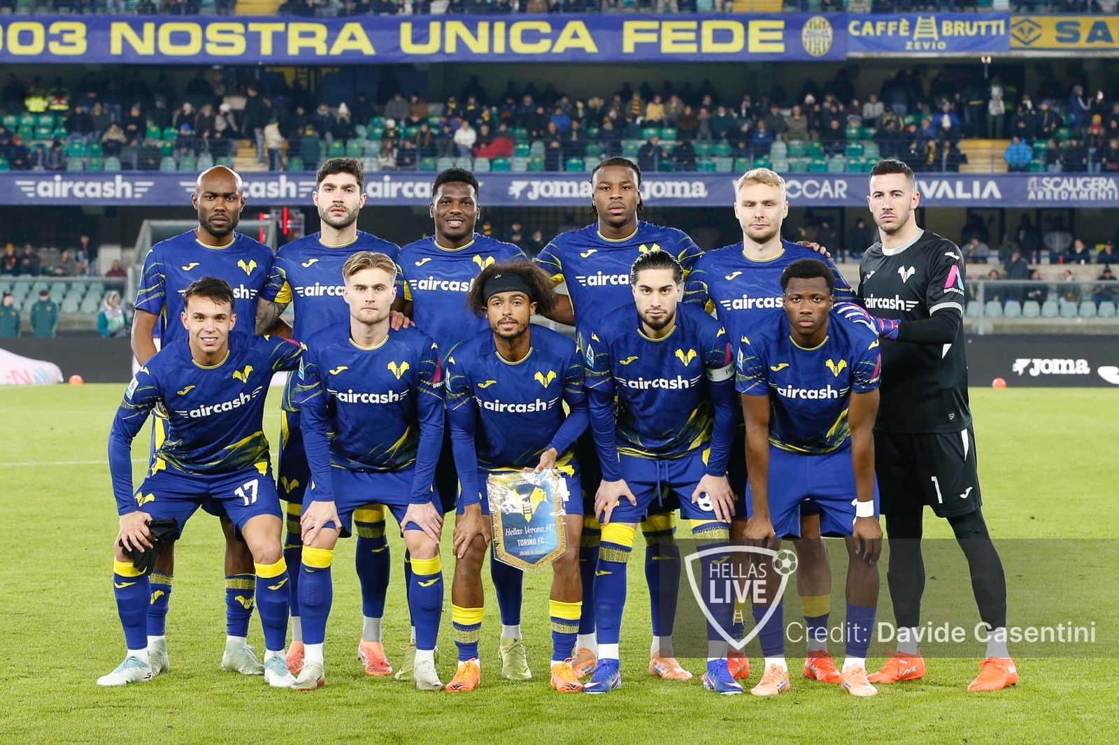 Fine primo tempo, Hellas Verona-Torino 0-1