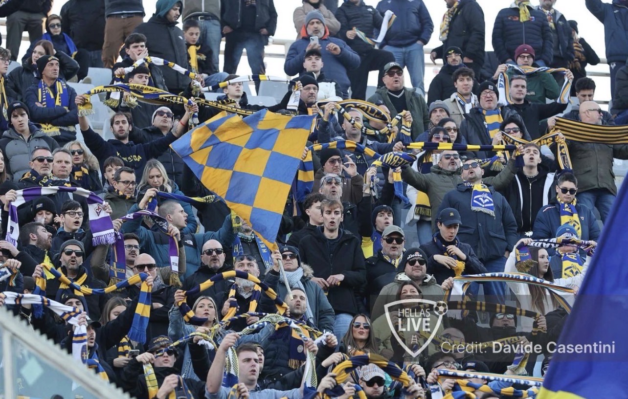 Napoli-Hellas Verona 0-1, gialloblù in vantaggio con Frese