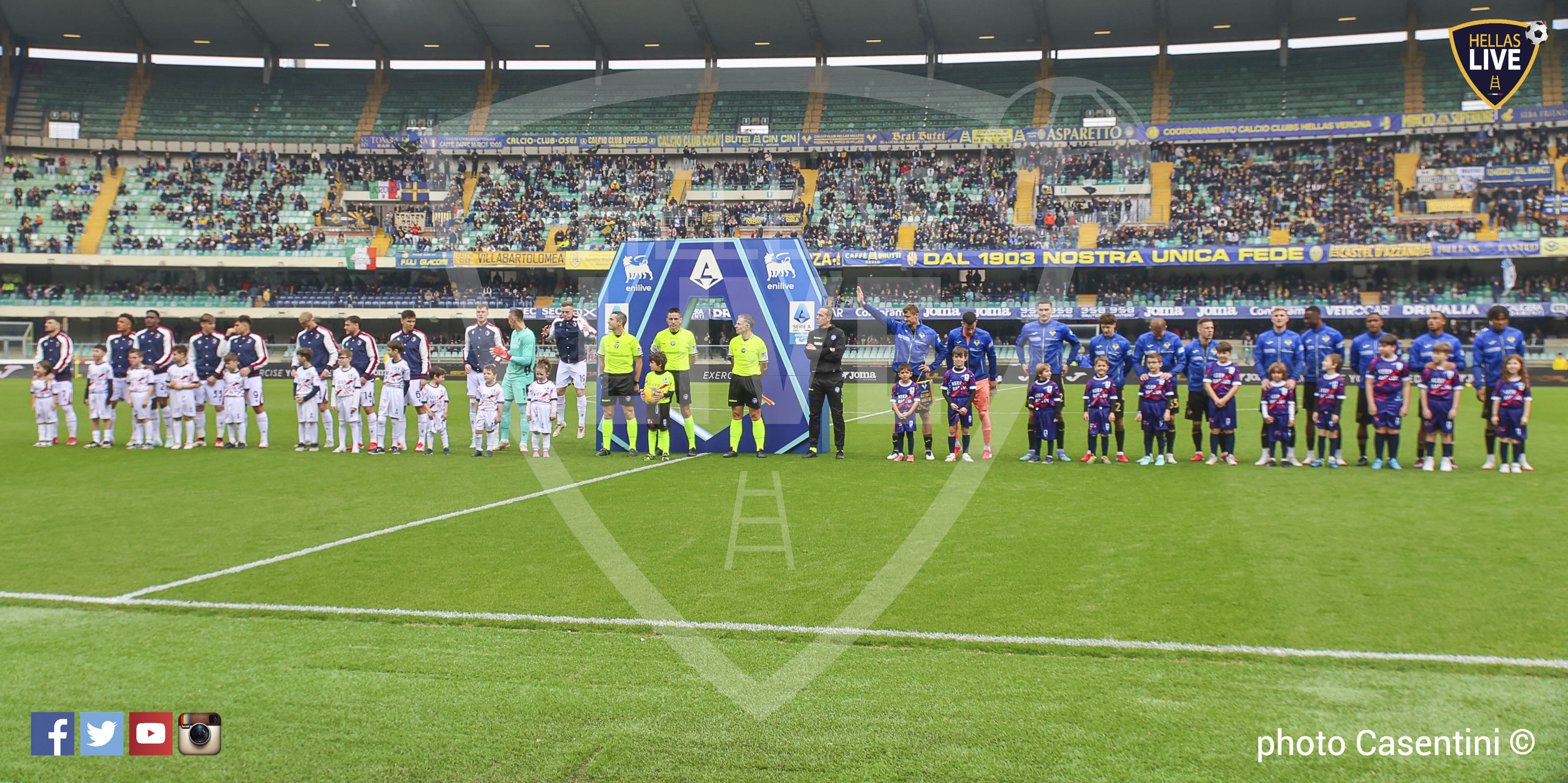 Hellas Verona-Bologna, i convocati di Italiano