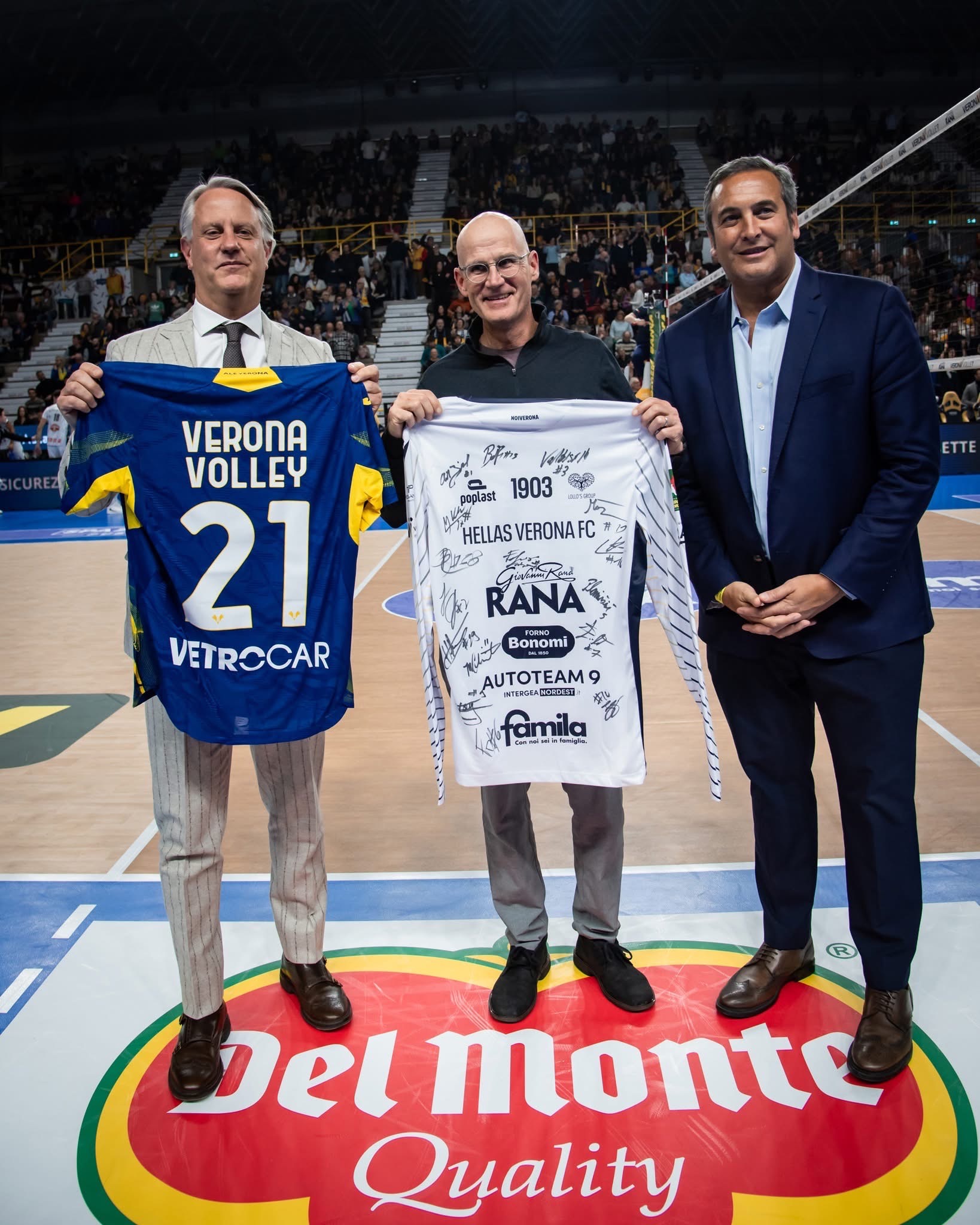 Verona Volley e Hellas Verona ancora insieme