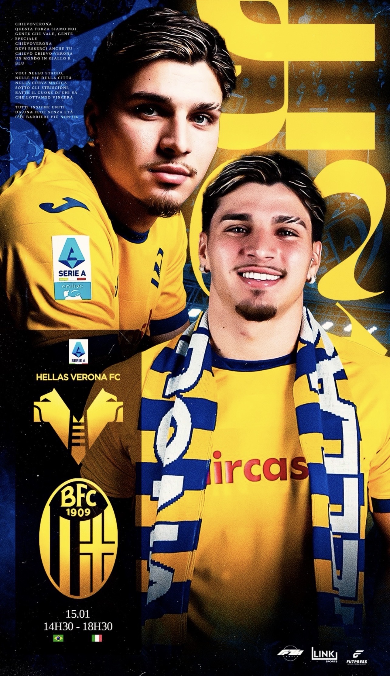 Hellas Verona, maglia n.41 per Isaac