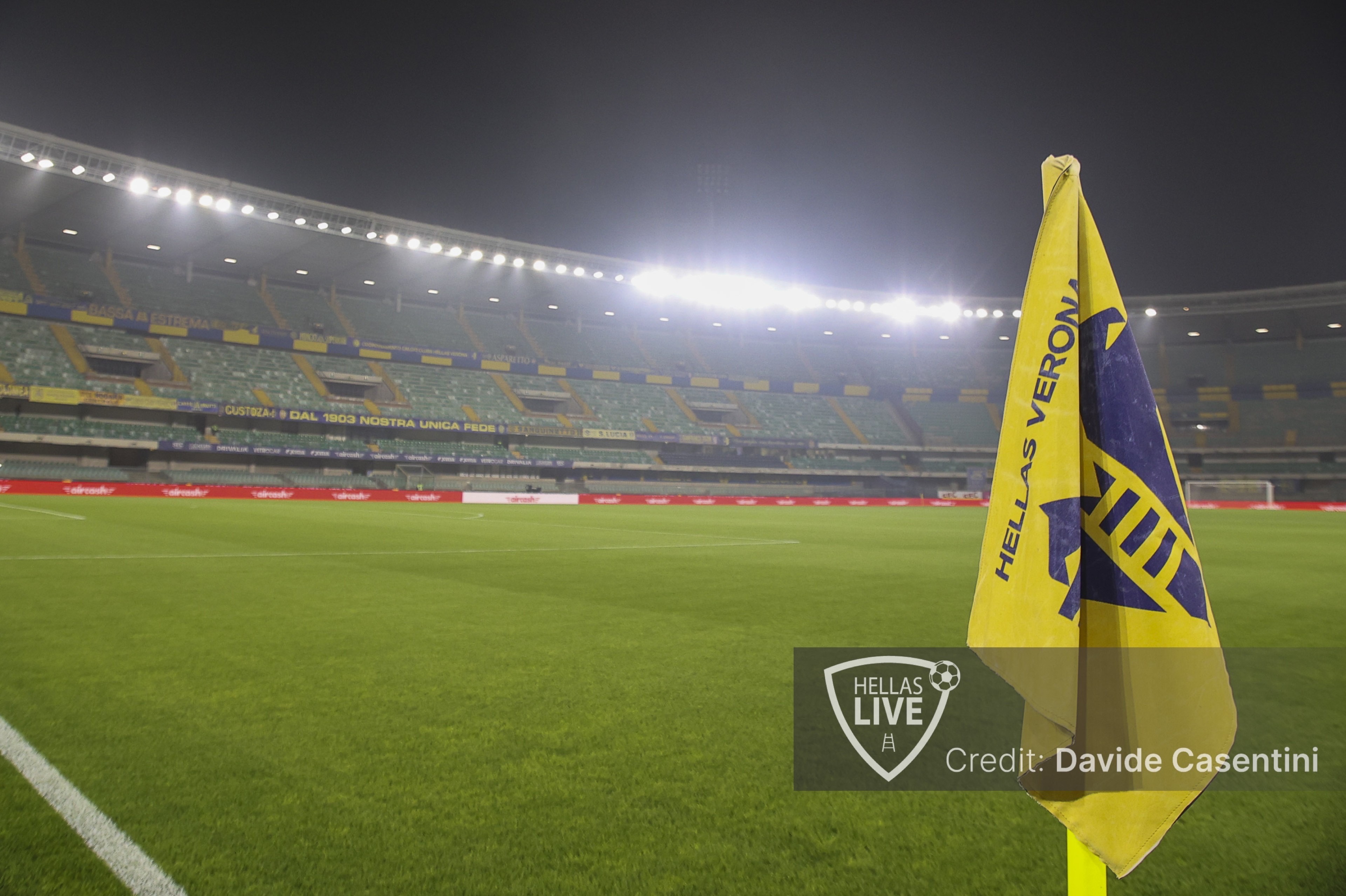 Hellas Verona-Bologna, ore 16:30 apertura cancelli stadio Bentegodi