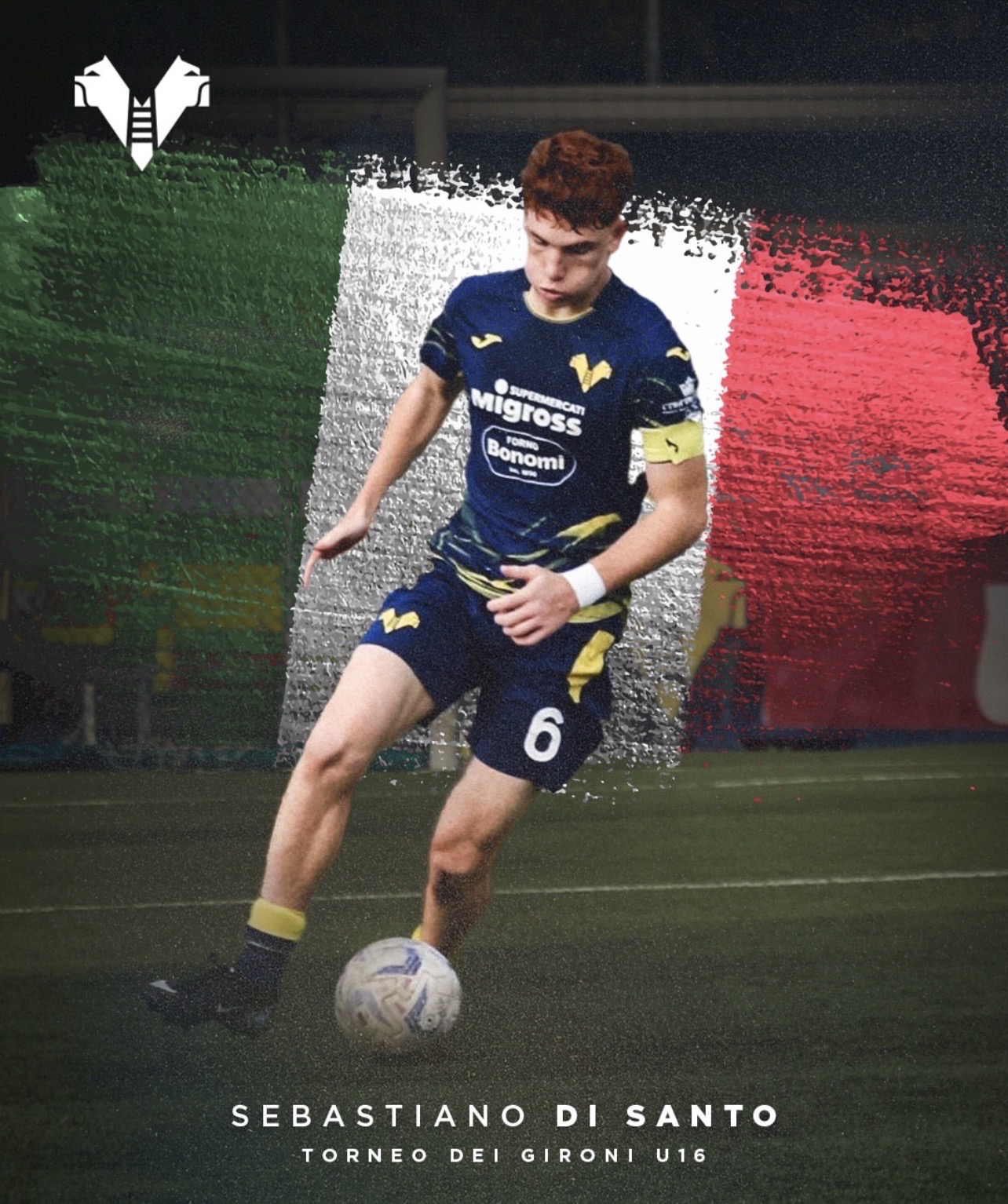 Italia Under 16, convocato il gialloblù Di Santo