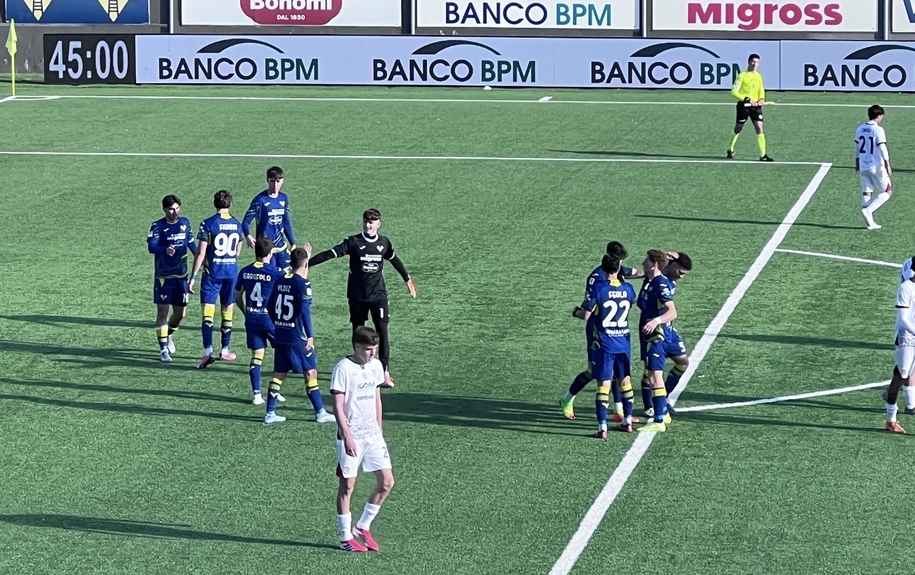 Primavera Hellas Verona, Sammarco: “Successo meritato contro il Cagliari”