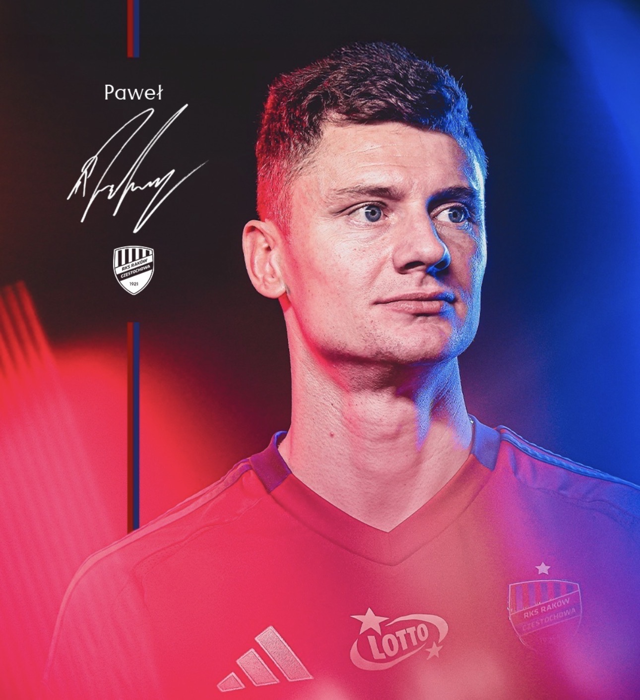 Ex Verona. Ufficiale, Dawidowicz al Raków Częstochowa