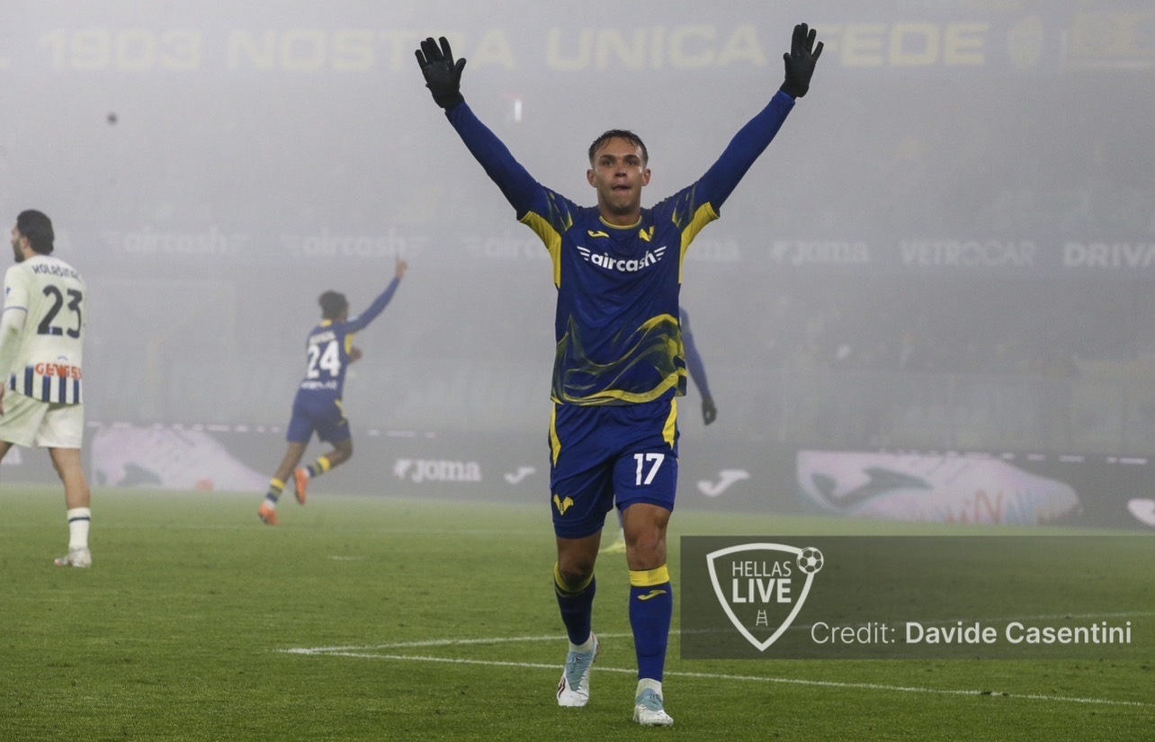 Giovane: “Grazie di tutto Verona”