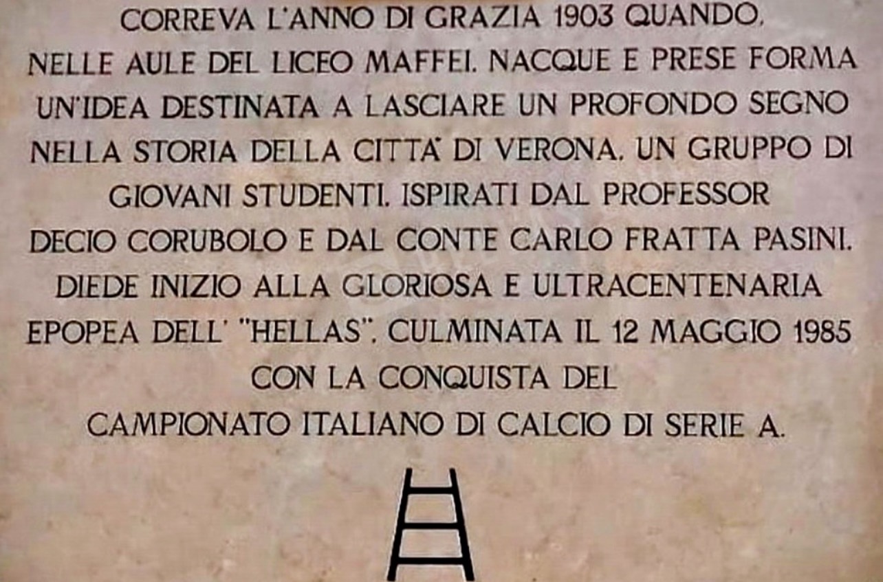 Hellas Verona, nel ricordo di Decio Corubolo