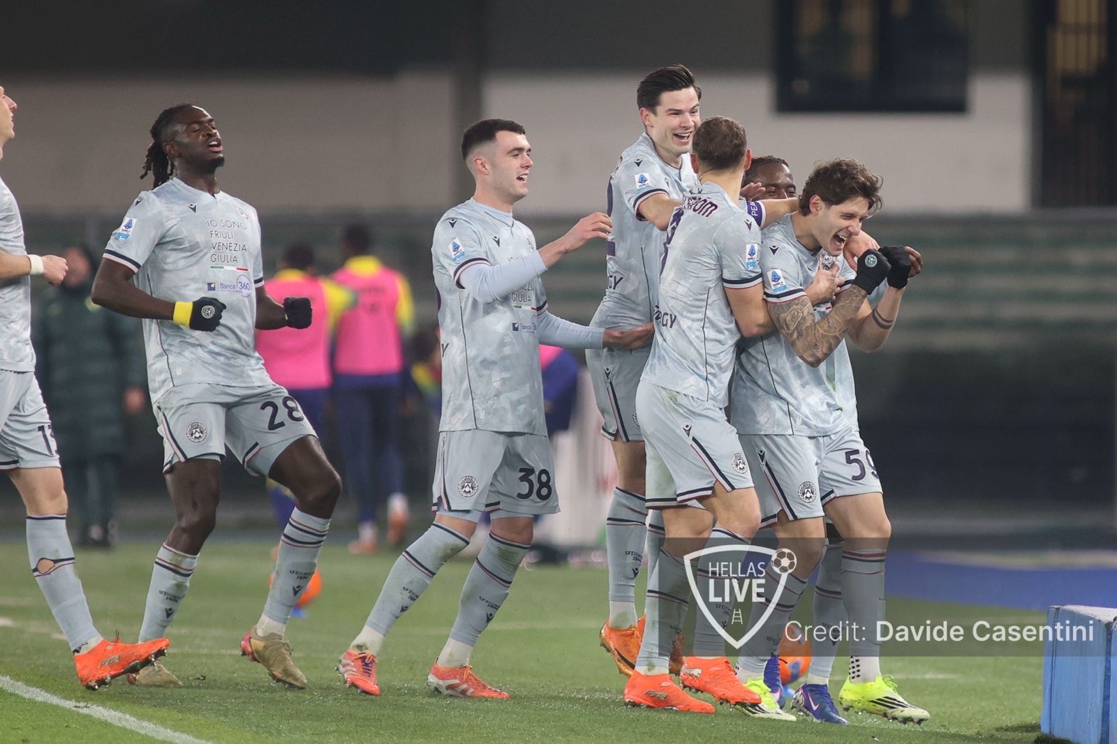 Hellas Verona-Udinese 1-2, Zanoli riporta in vantaggio i friulani