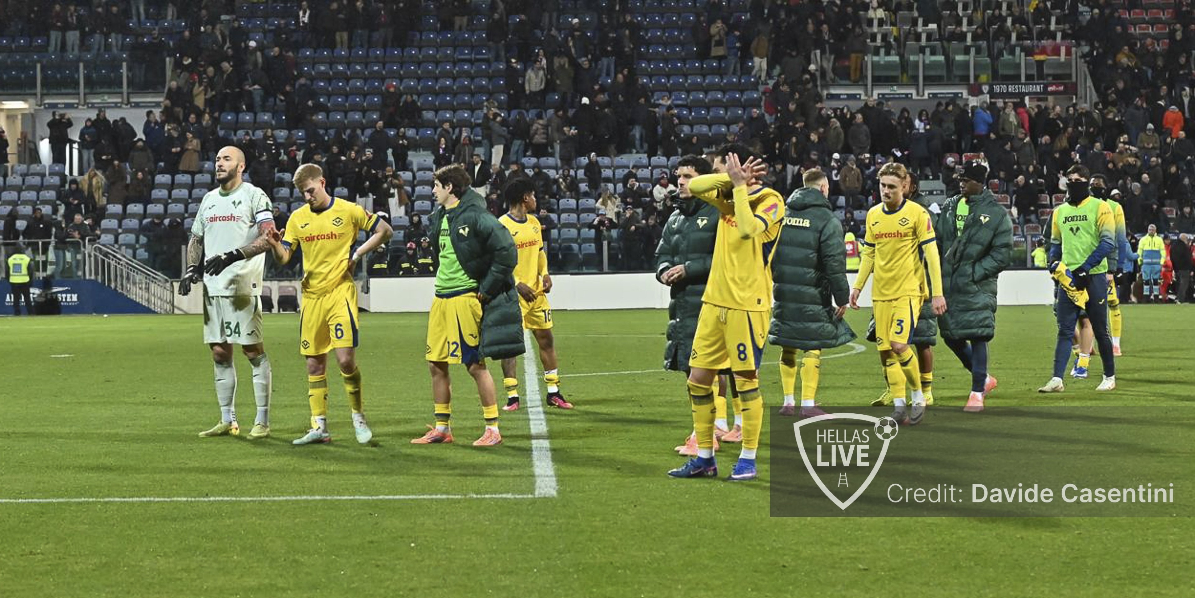 Hellas Verona, -9 rispetto alla passata stagione