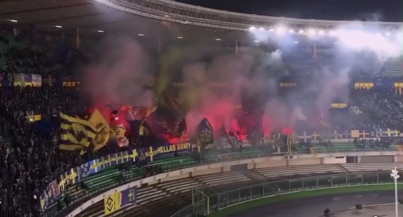 Hellas Verona-Pisa, ore 18:45 apertura cancelli stadio Bentegodi