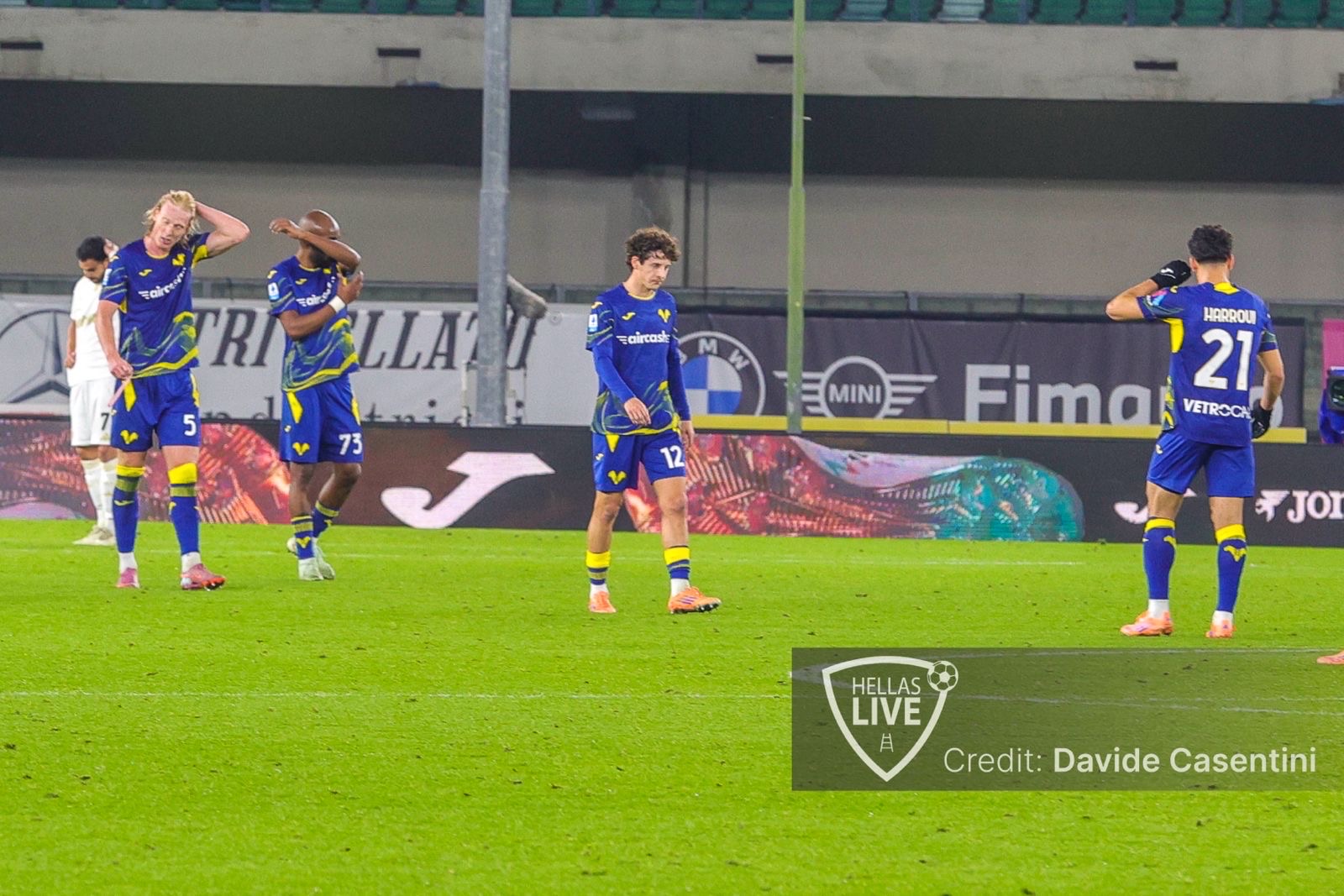 Hellas Verona, 12 partite su 24 senza andare in gol