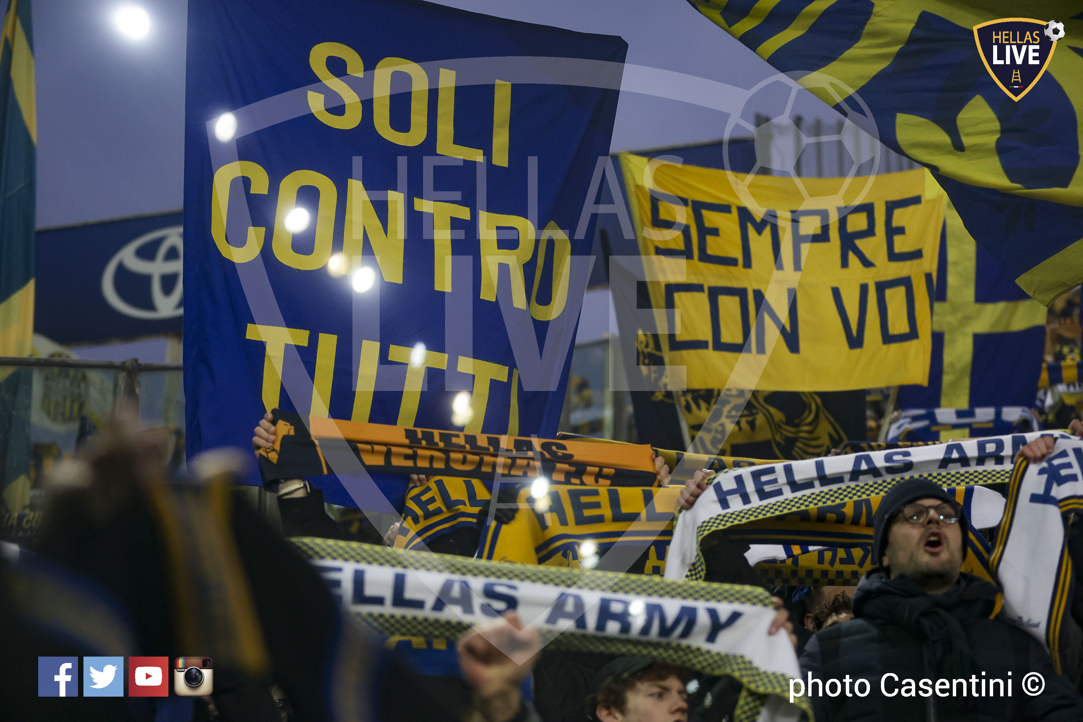 Parma-Hellas Verona, venduti ad ora 746 biglietti del Settore Ospiti