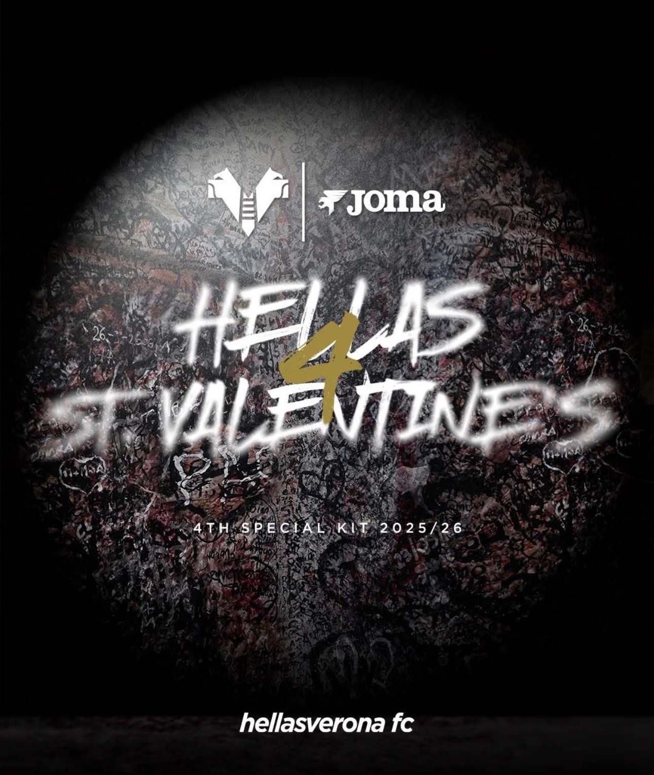 Hellas Verona, 4ª maglia dedicata a San Valentino