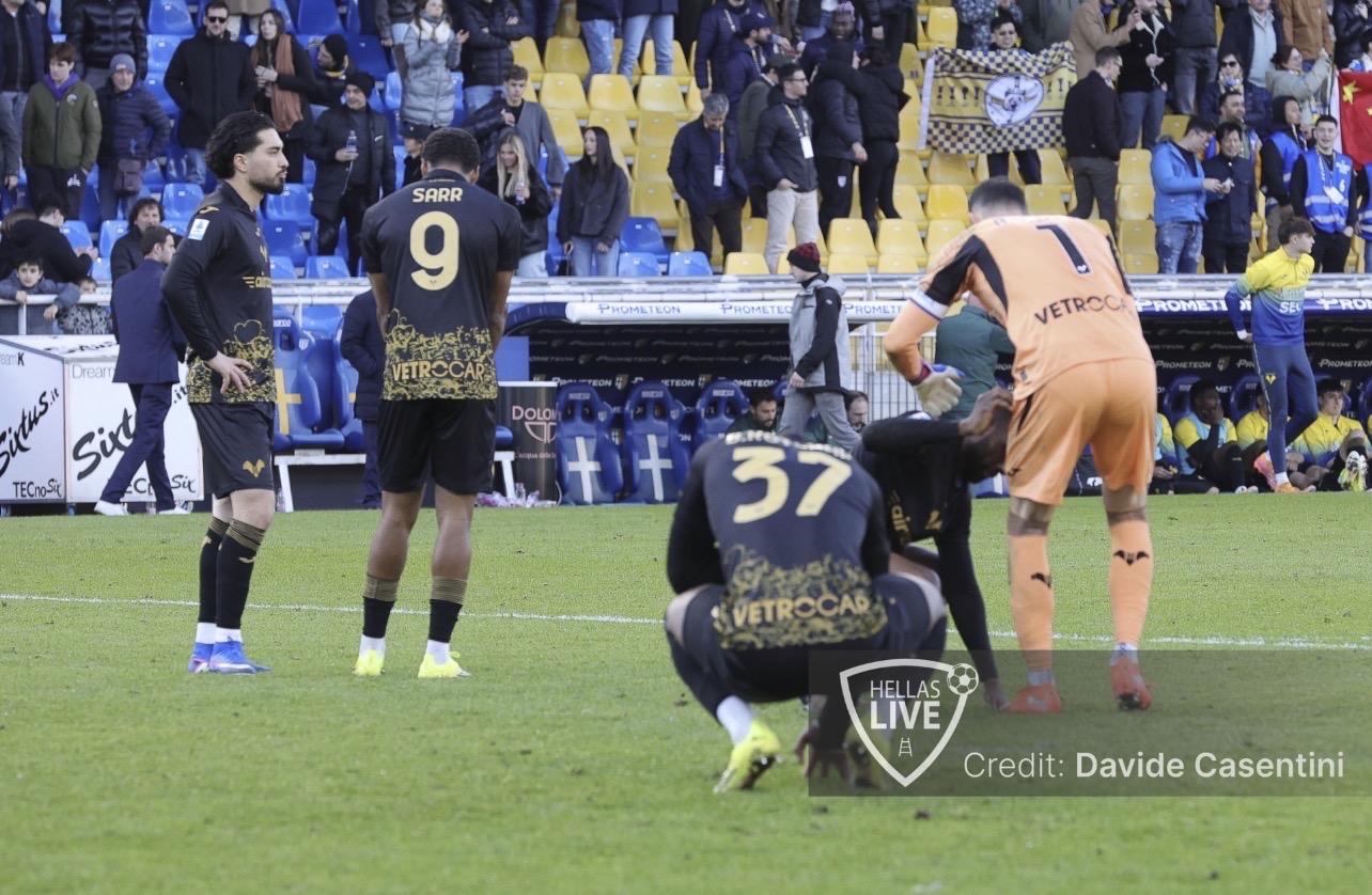 Hellas Verona, media punti a partita: 0,6