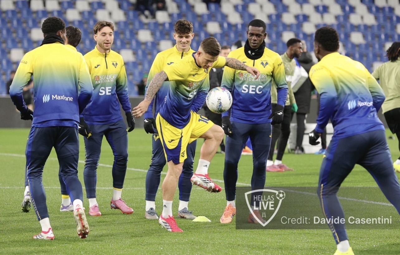 Hellas Verona, allenamento per i gialloblù