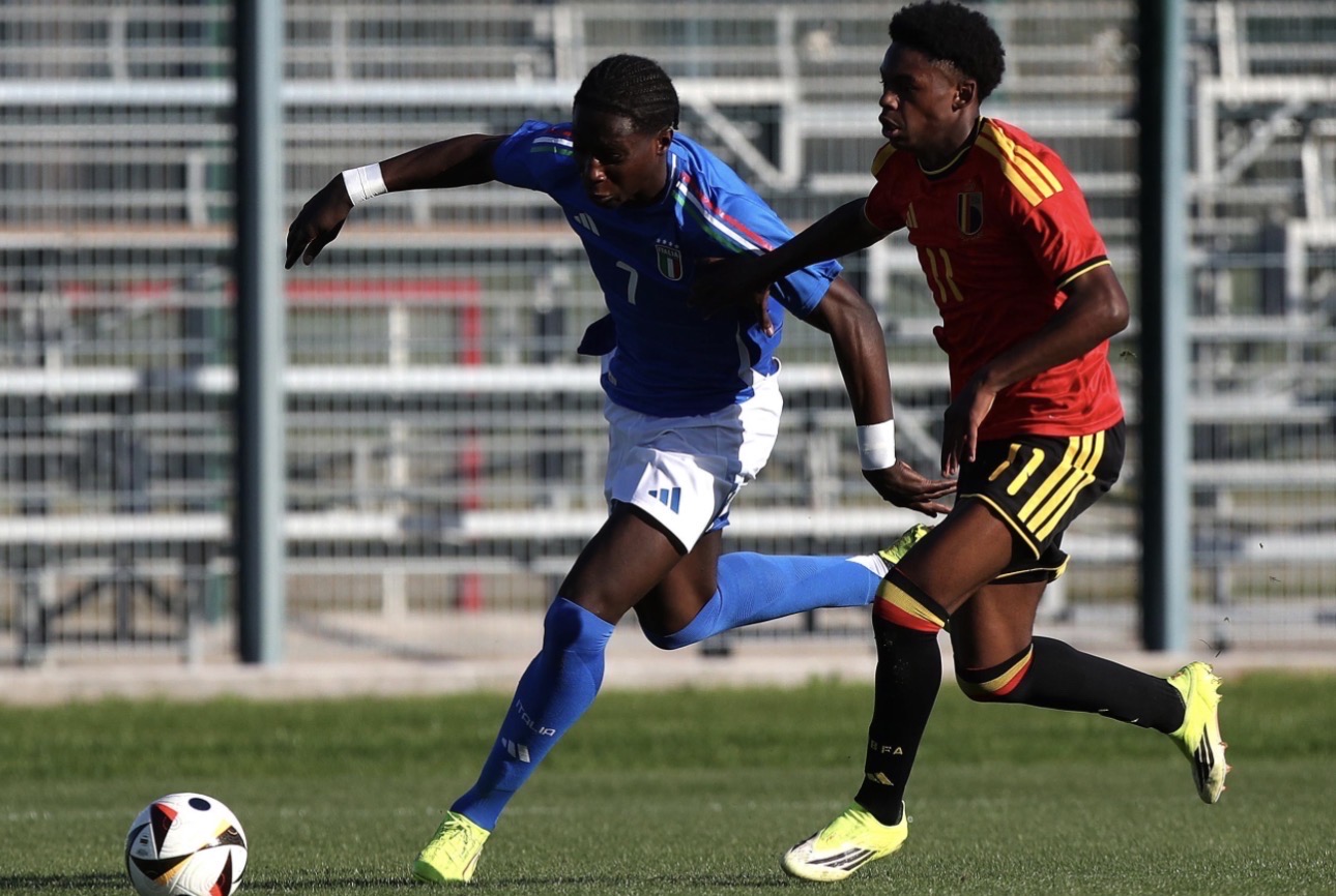 Amichevole Under 16, Italia-Belgio 6-0. Doppietta per il gialloblù Egharevba