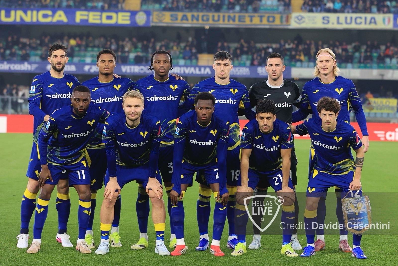 Fine primo tempo, Hellas Verona-Napoli 0-1