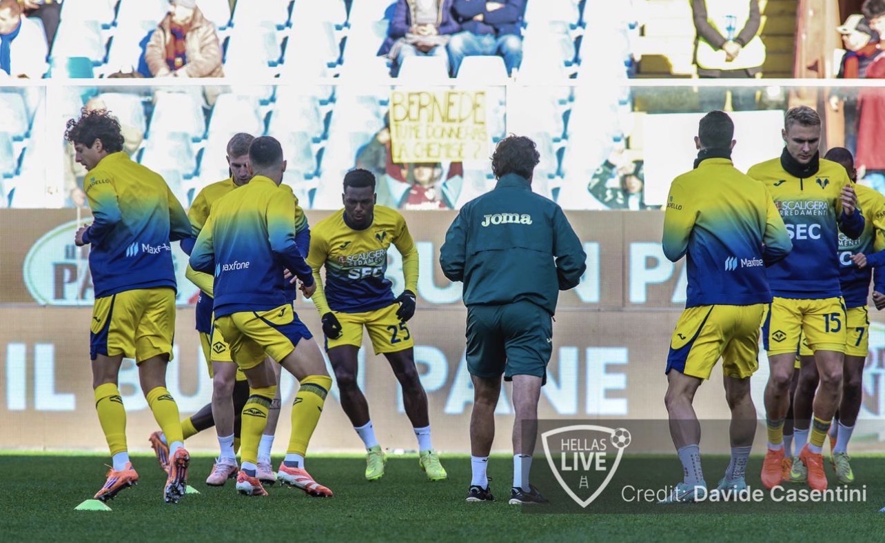 Hellas Verona, allenamento per i gialloblù