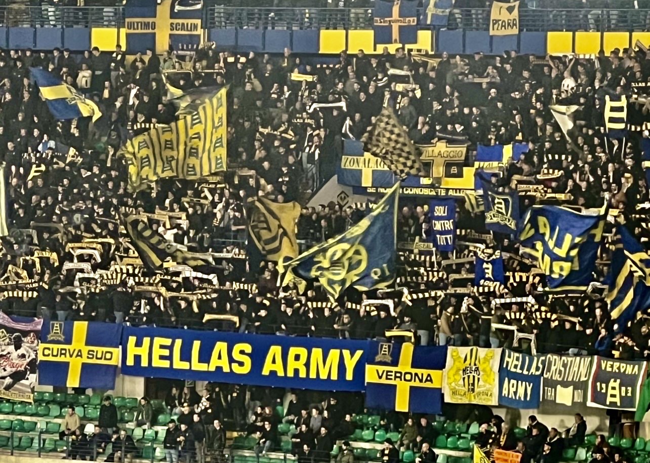 Bologna-Hellas Verona, venduti ad ora 254 biglietti del Settore Ospiti