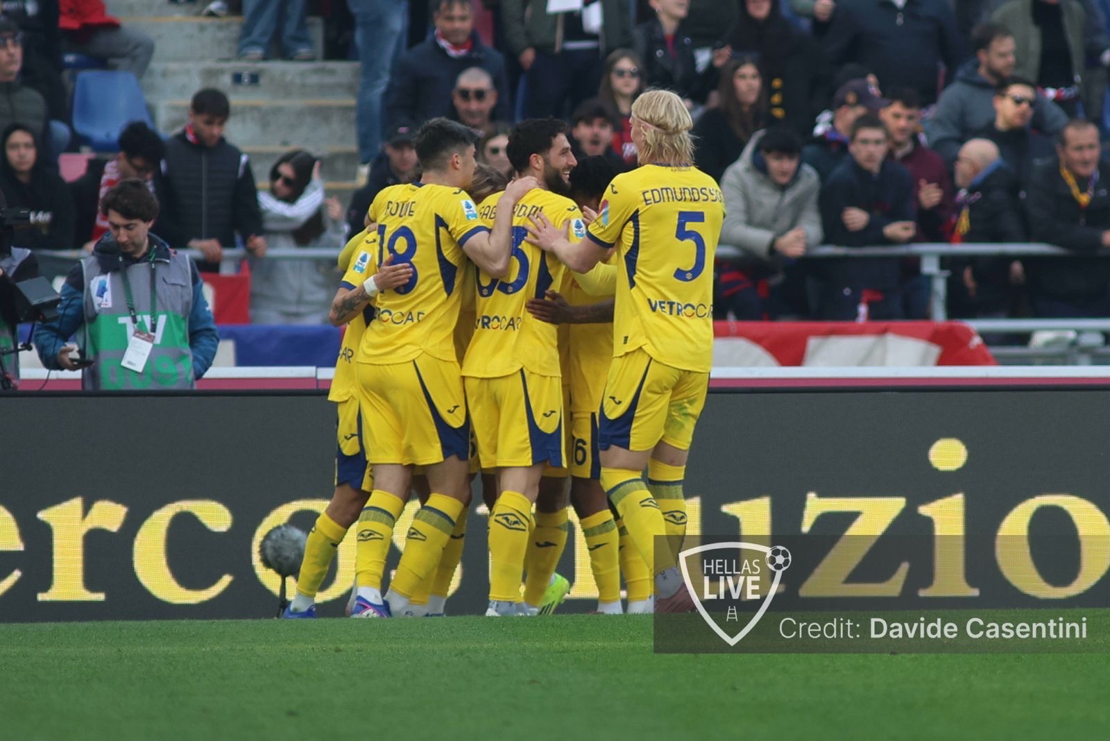 Finale, Bologna-Hellas Verona 1-2