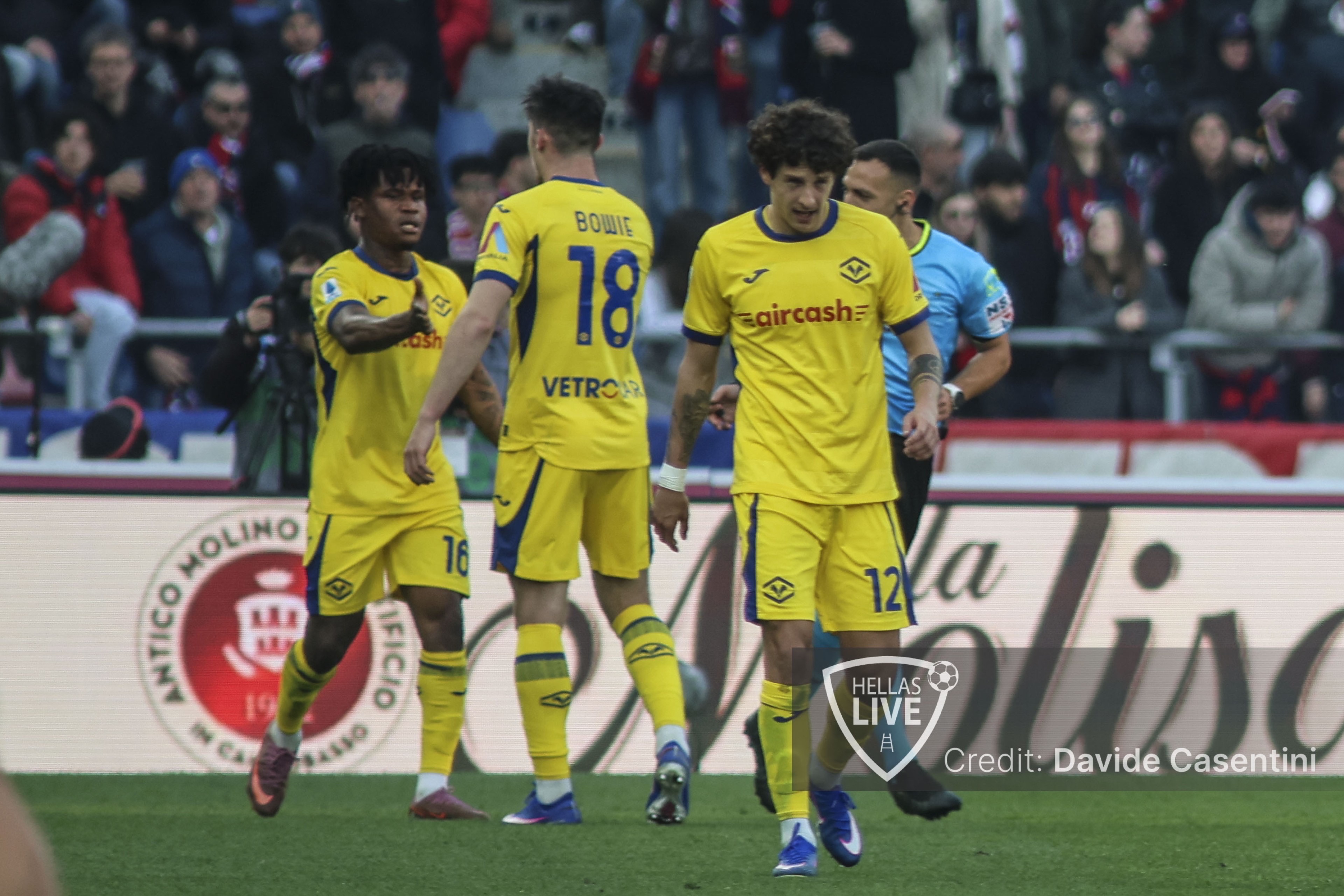 Hellas Verona, Bowie è il decimo marcatore gialloblù