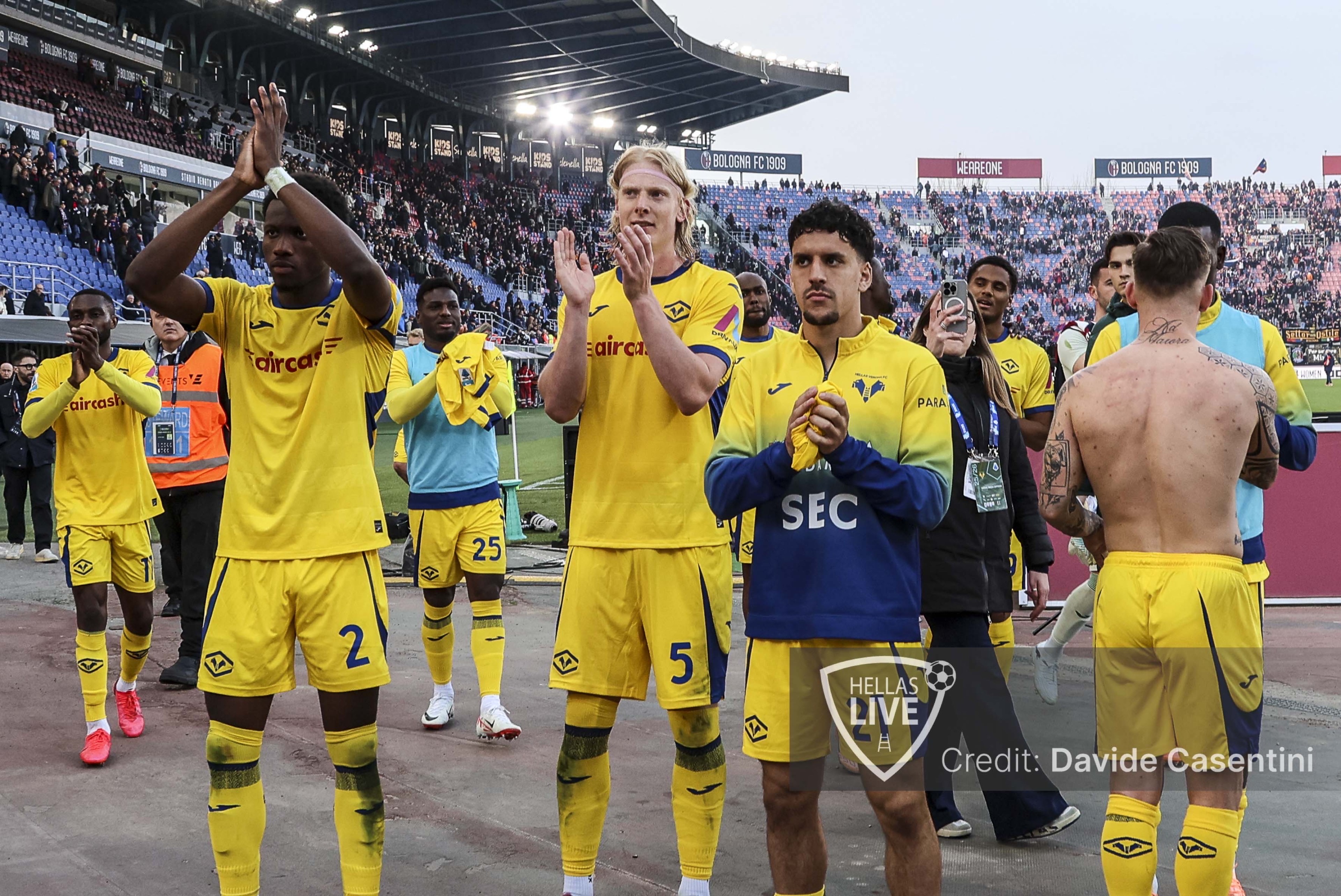 Hellas Verona, 10 partite alla fine del campionato: 6 al Bentegodi e 4 in trasferta