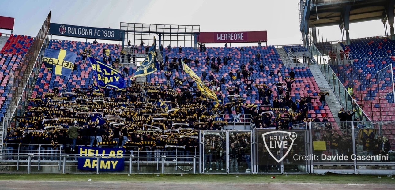 Hellas Verona, a Bologna 300ª vittoria in Serie A