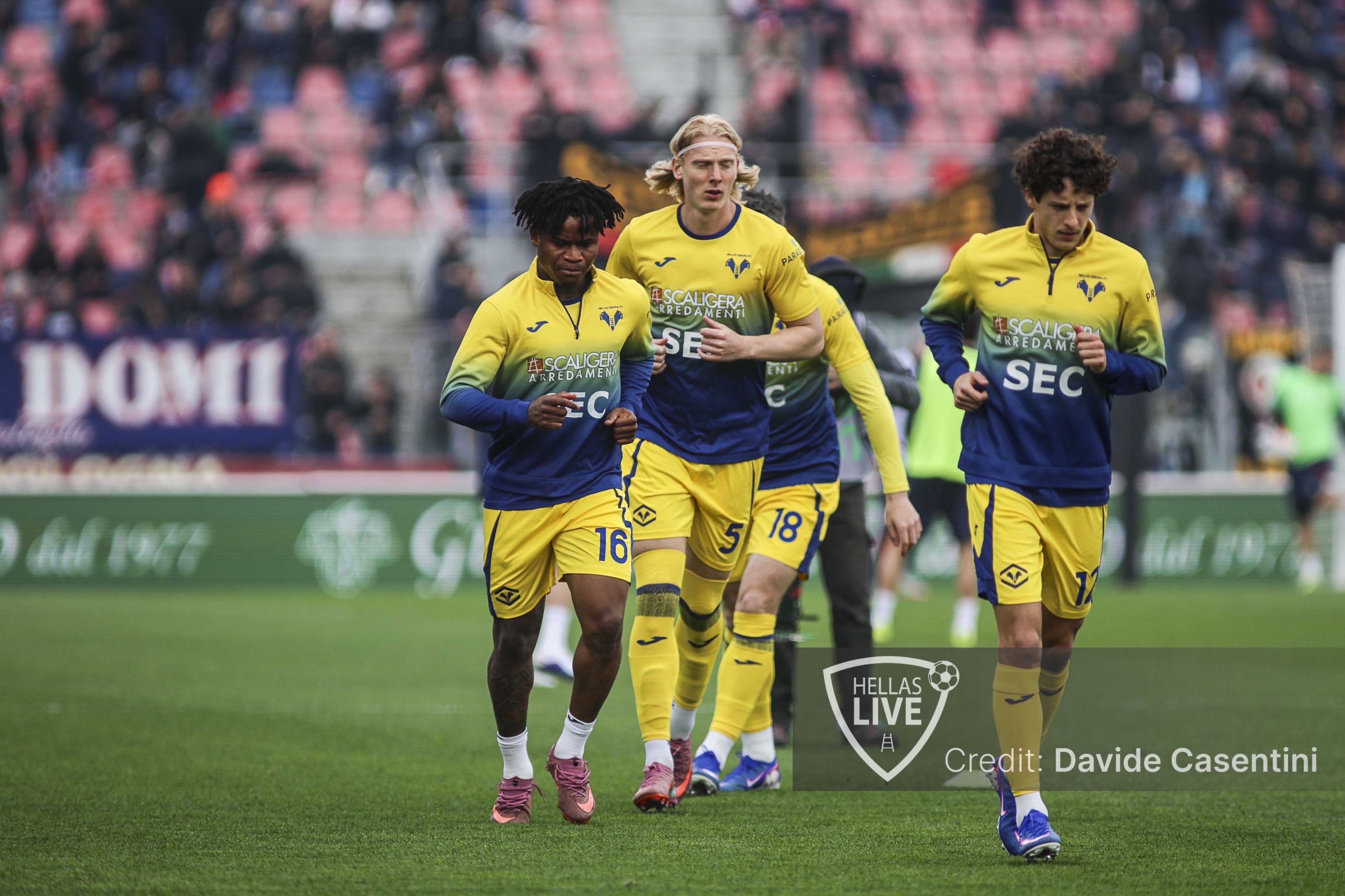 Hellas Verona, allenamento per i gialloblù
