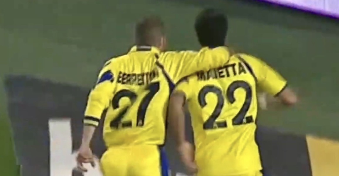 12 Marzo 2012, Torino-Hellas Verona 1-4. Il gol da cineteca di Maietta