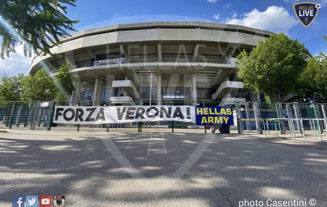 Comunicato Hellas Army. Il nostro Verona ha bisogno della sua armata! Domenica ore 10 sotto la Curva con sciarpa e bandiera