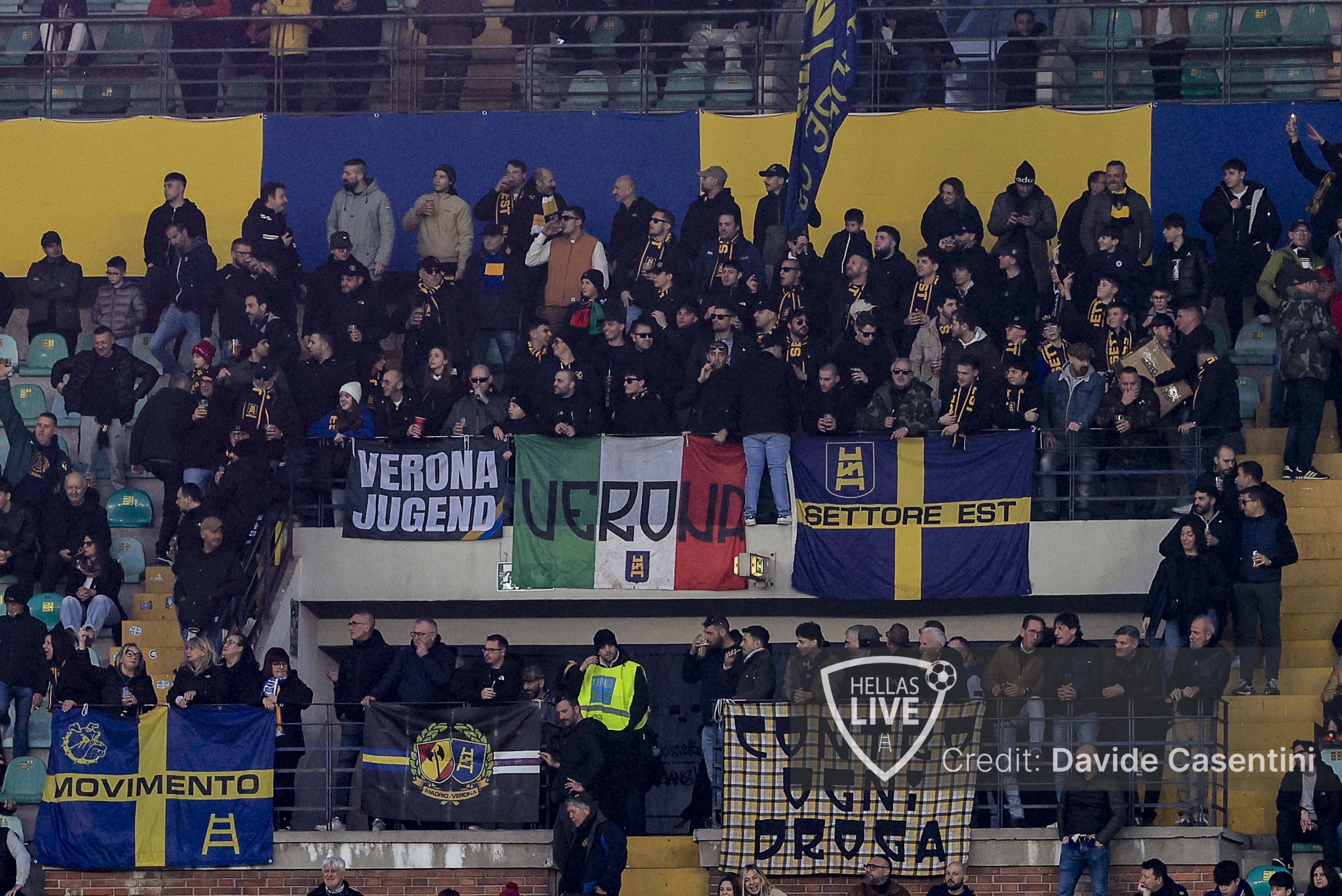 Hellas Verona-Genoa, ore 10:30 apertura cancelli stadio Bentegodi